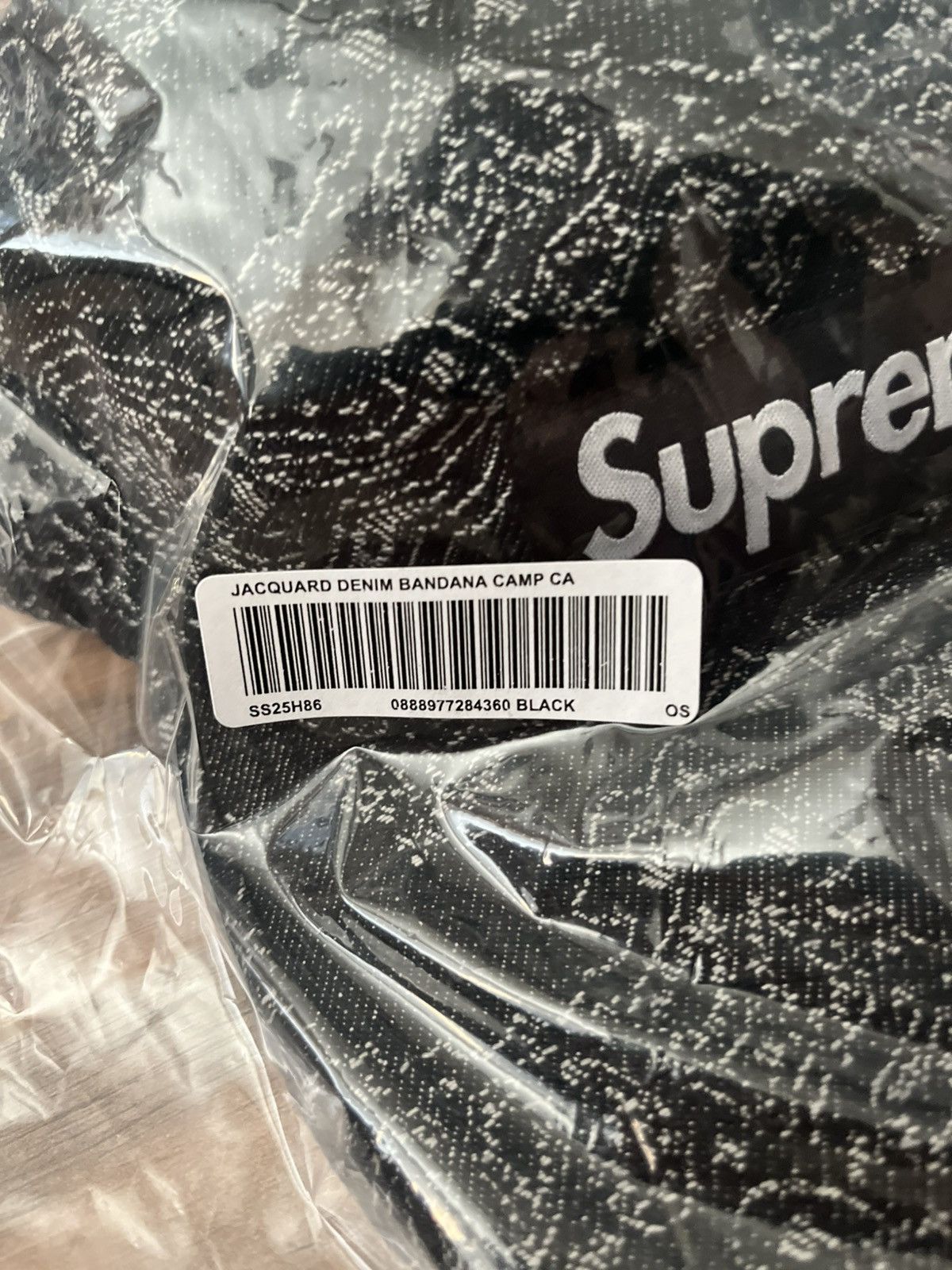 Supreme Supreme Bandana Jacquard Denim Camp Cap Size ONE SIZE - 2 Thumbnail