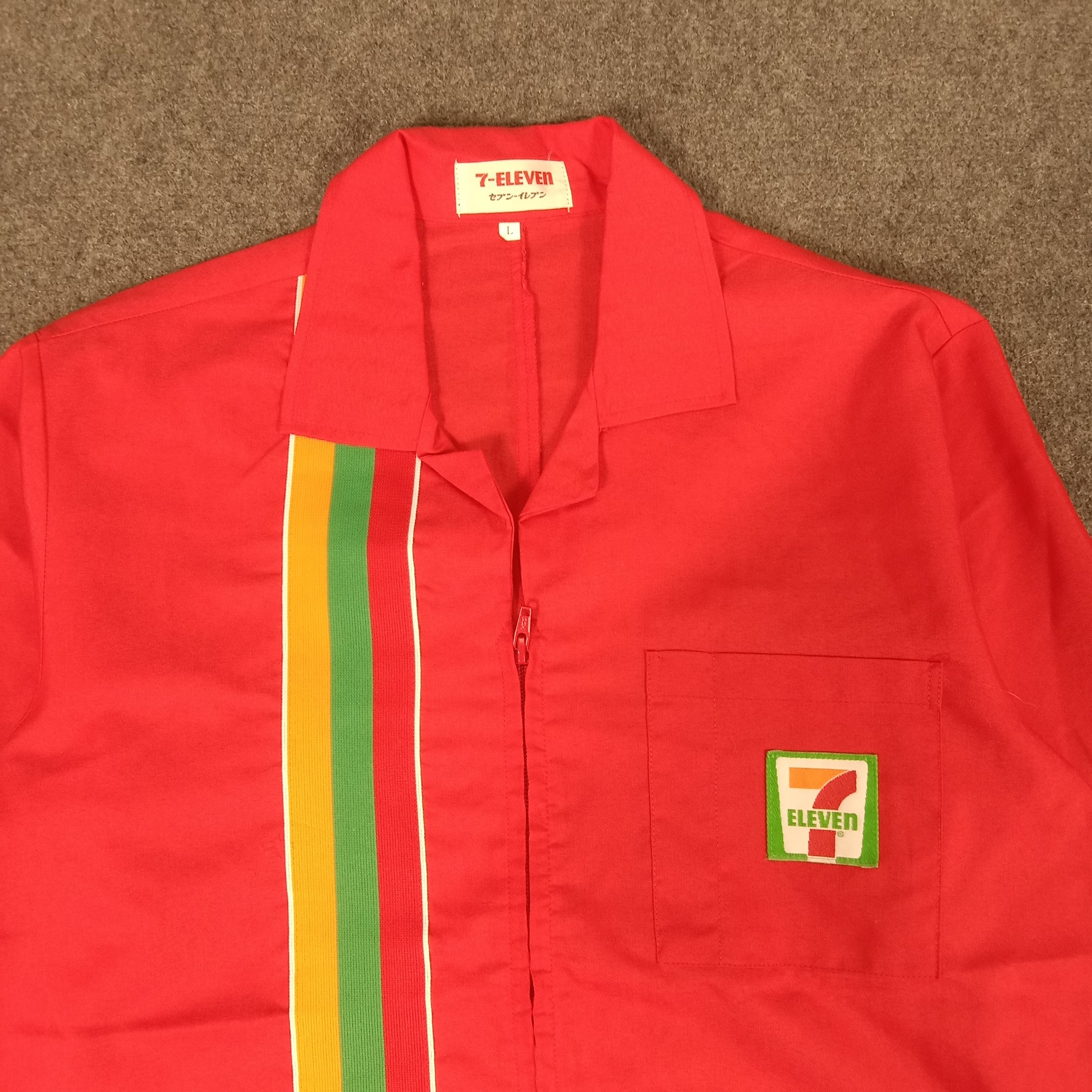 Japanese Brand × Vintage 7 Eleven Japanese Brand Staff Jacket Size US M / EU 48-50 / 2 - 2 Thumbnail