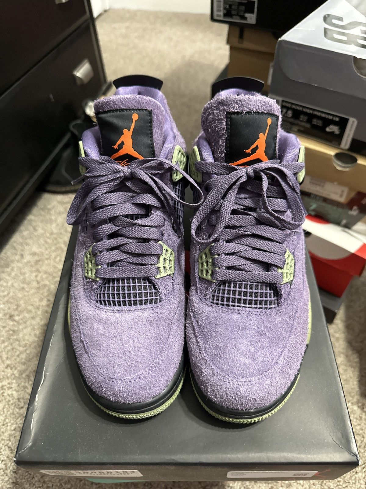 Jordan Brand Canyon Purple Jordan 4 Size US 9 / IT 39 - 3 Thumbnail