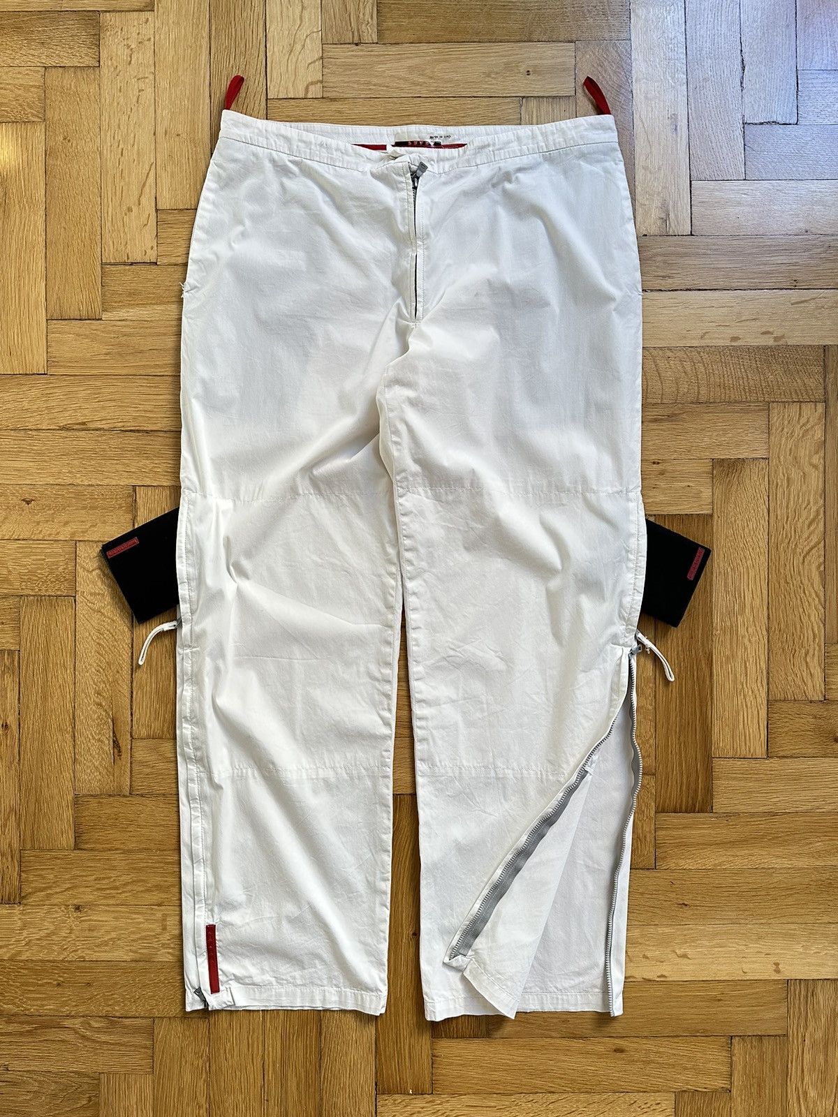 PRADA SPORT 00s Archive flare pants Prada // Sport Black Flared