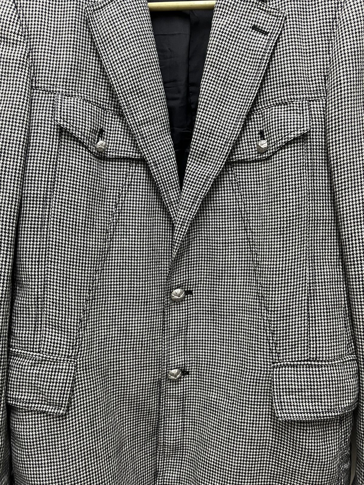 Versus Versace Vintage Versus Versace Jeans Couture Two Button Blazer Size 34R - 3 Thumbnail