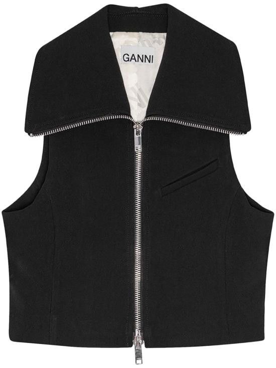 Ganni GANNI Women Sweater W0189 099 Black Size XS / US 0-2 / IT 36-38 - 1 Thumbnail