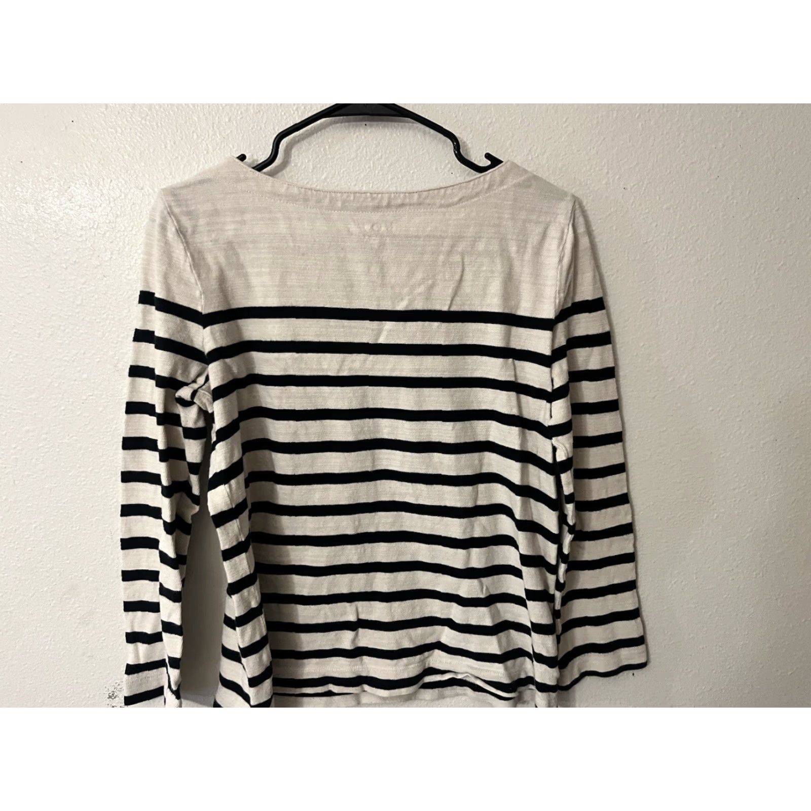 Loft LOFT Womens Sweater Medium Striped Boat Neck Long Sleeve Casual Pullover Multicolor Classic Size M / US 6-8 / IT 42-44 - 2 Thumbnail