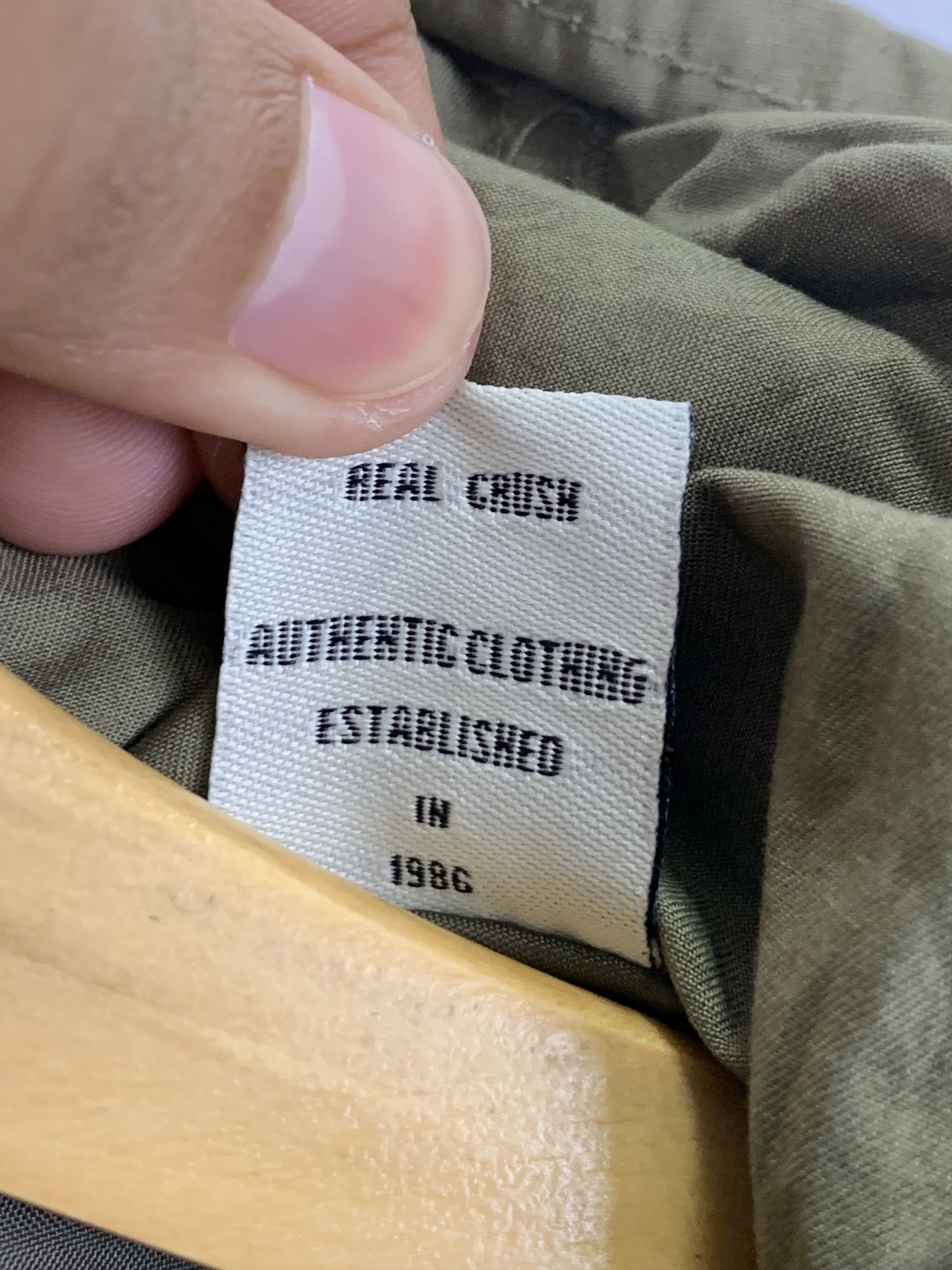 Vintage Vintage Real Crush Military Denim Jacket Patches J0905 Size US M / EU 48-50 / 2 - 13 Thumbnail