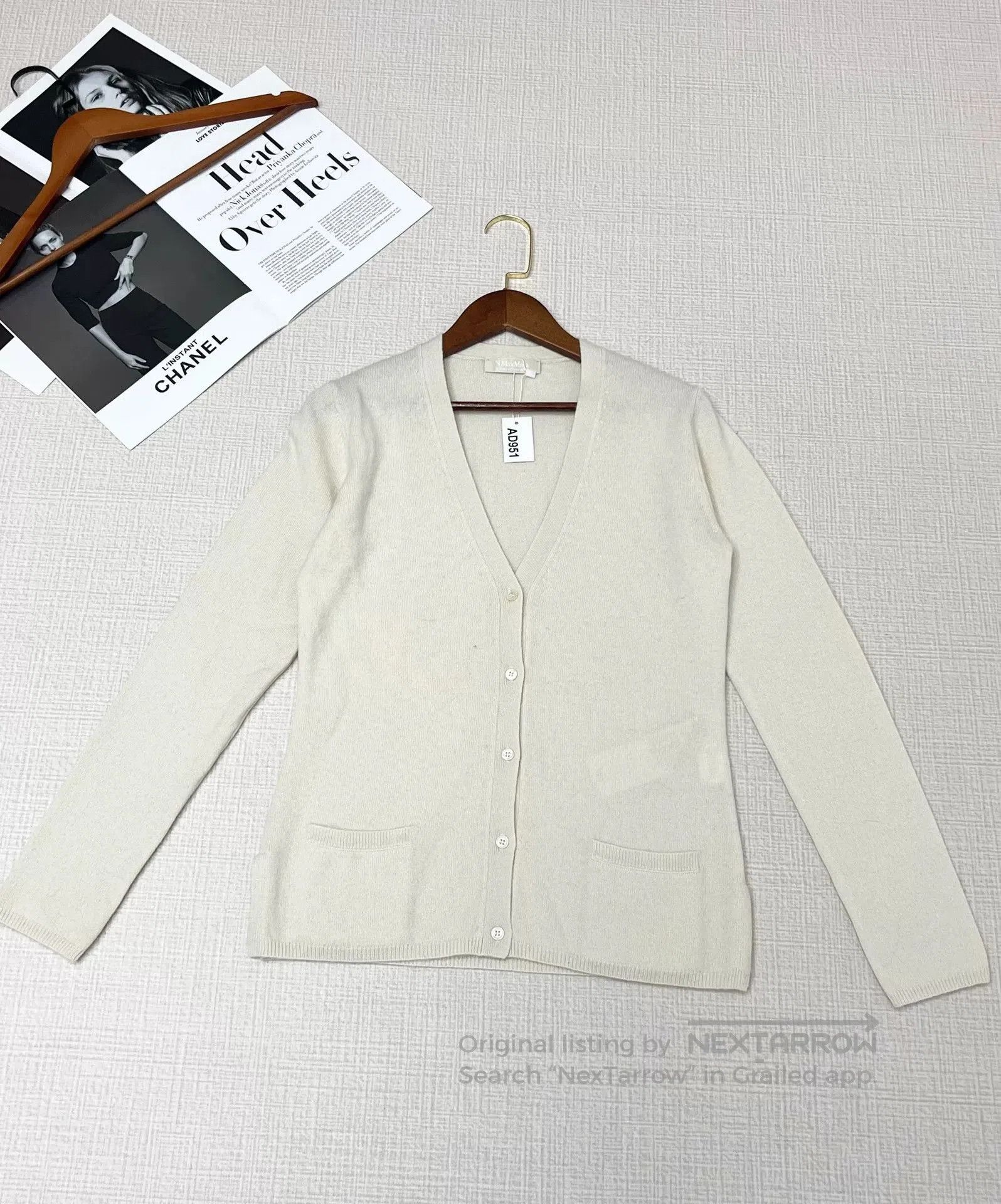 Max Mara Maxmara Cashmere Knit Cardigan Size M. Size M / US 6-8 / IT 42-44 - 1 Thumbnail