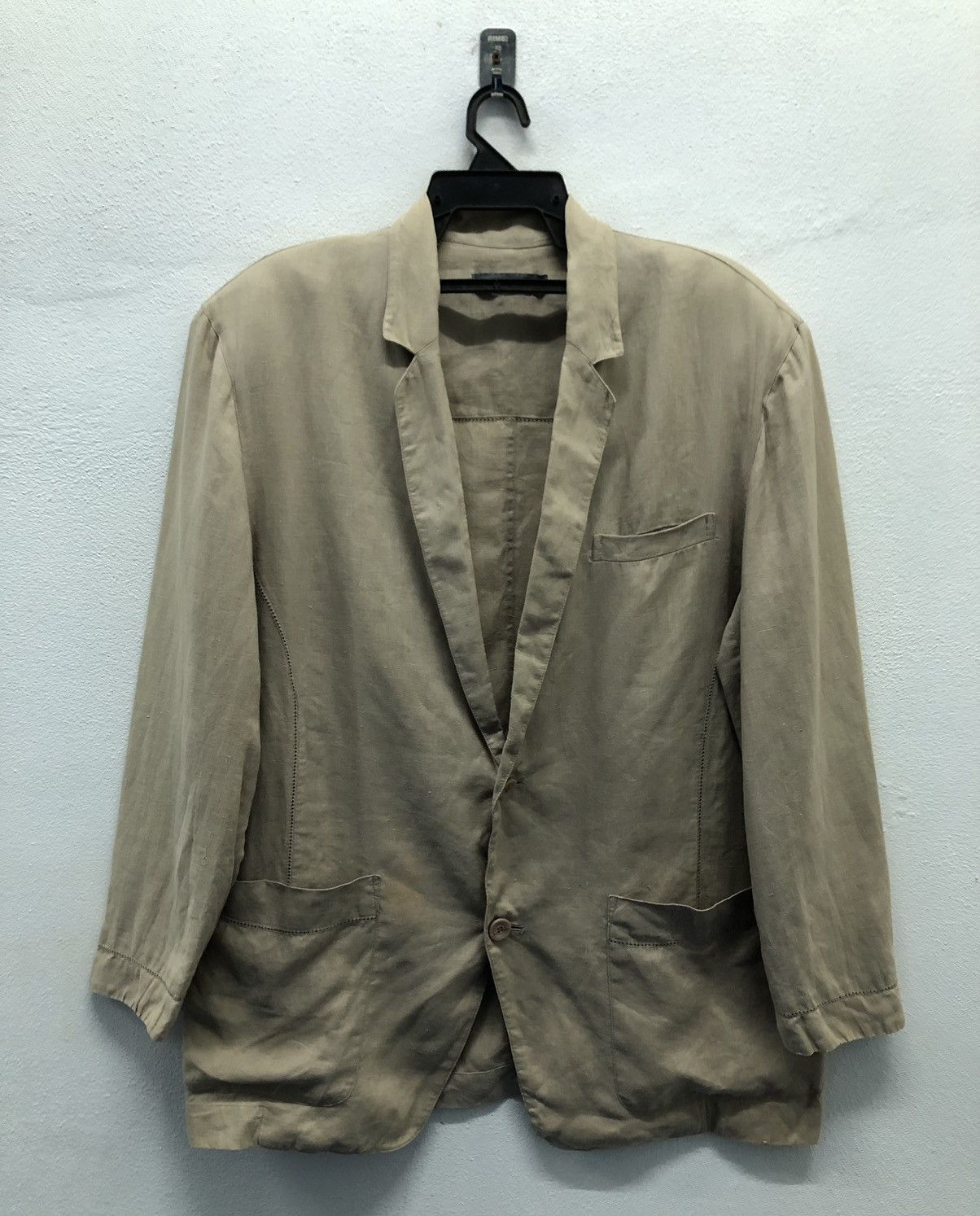 Issey Miyake × Japanese Brand × Vintage Vintage Issey Miyake Men Blazer Size US XL / EU 56 / 4 - 1 Thumbnail
