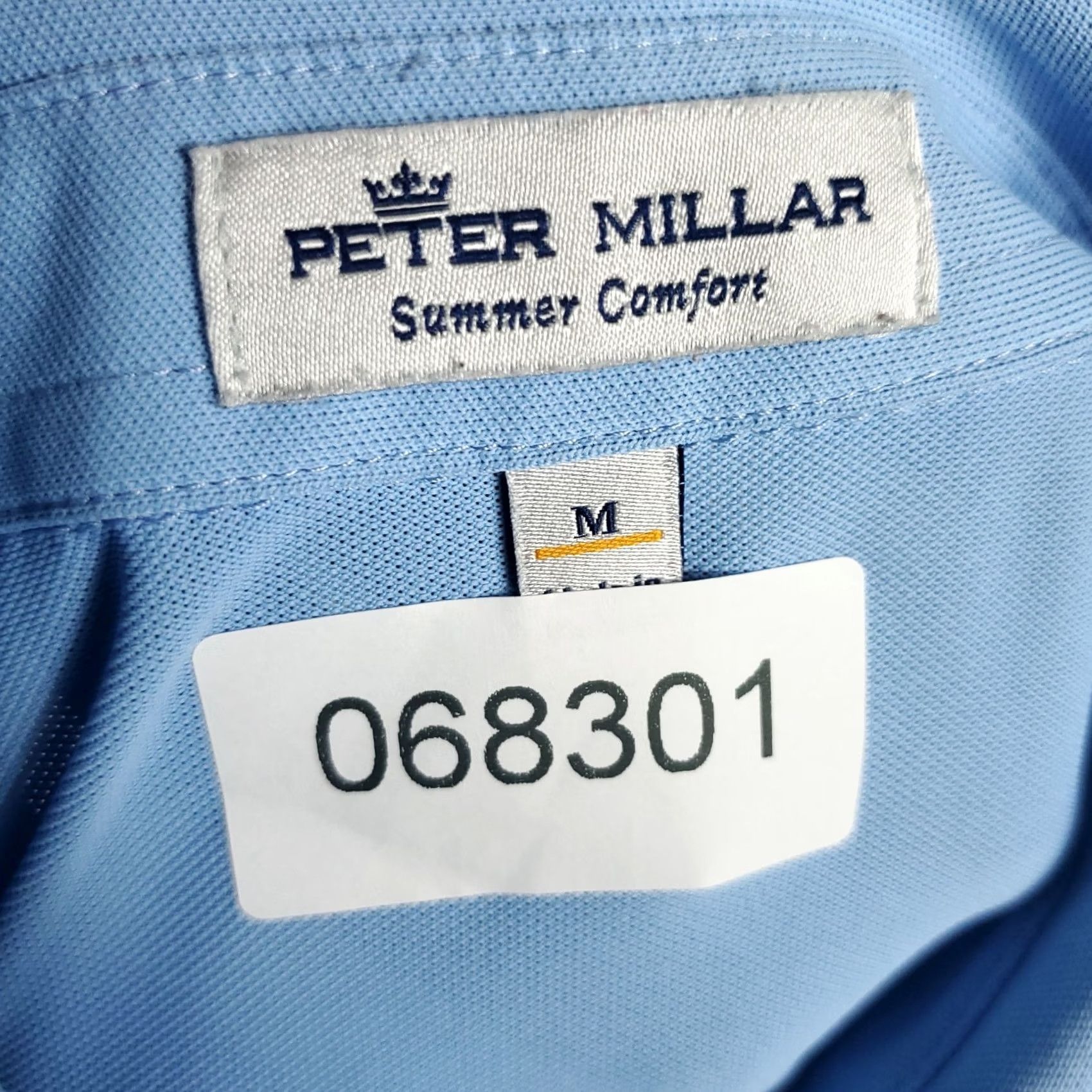 Peter Millar Peter Millar Polo Shirt Mens Medium Blue Rollins College Summer Comfort Size US M / EU 48-50 / 2 - 7 Thumbnail