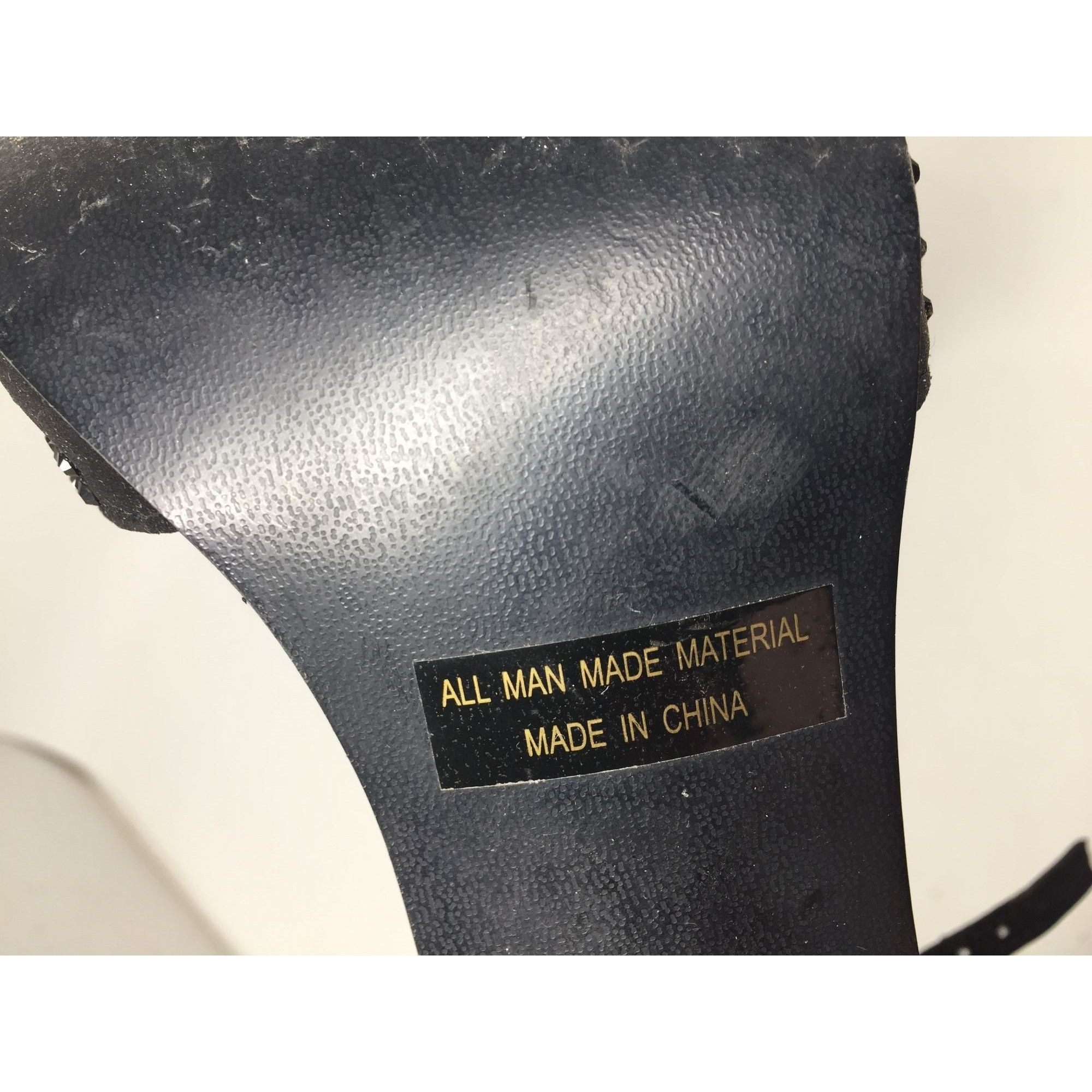 Other Womens Size 8.5 Touch Ups Black High Heels with Rhinestones Size US 8.5 / IT 38.5 - 8 Thumbnail