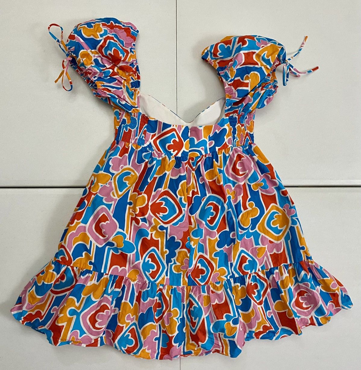 Amanda Uprichard Amanda Uprichard Sicily Mini Dress Retro Miami Geo Print M Size M / US 6-8 / IT 42-44 - 4 Thumbnail