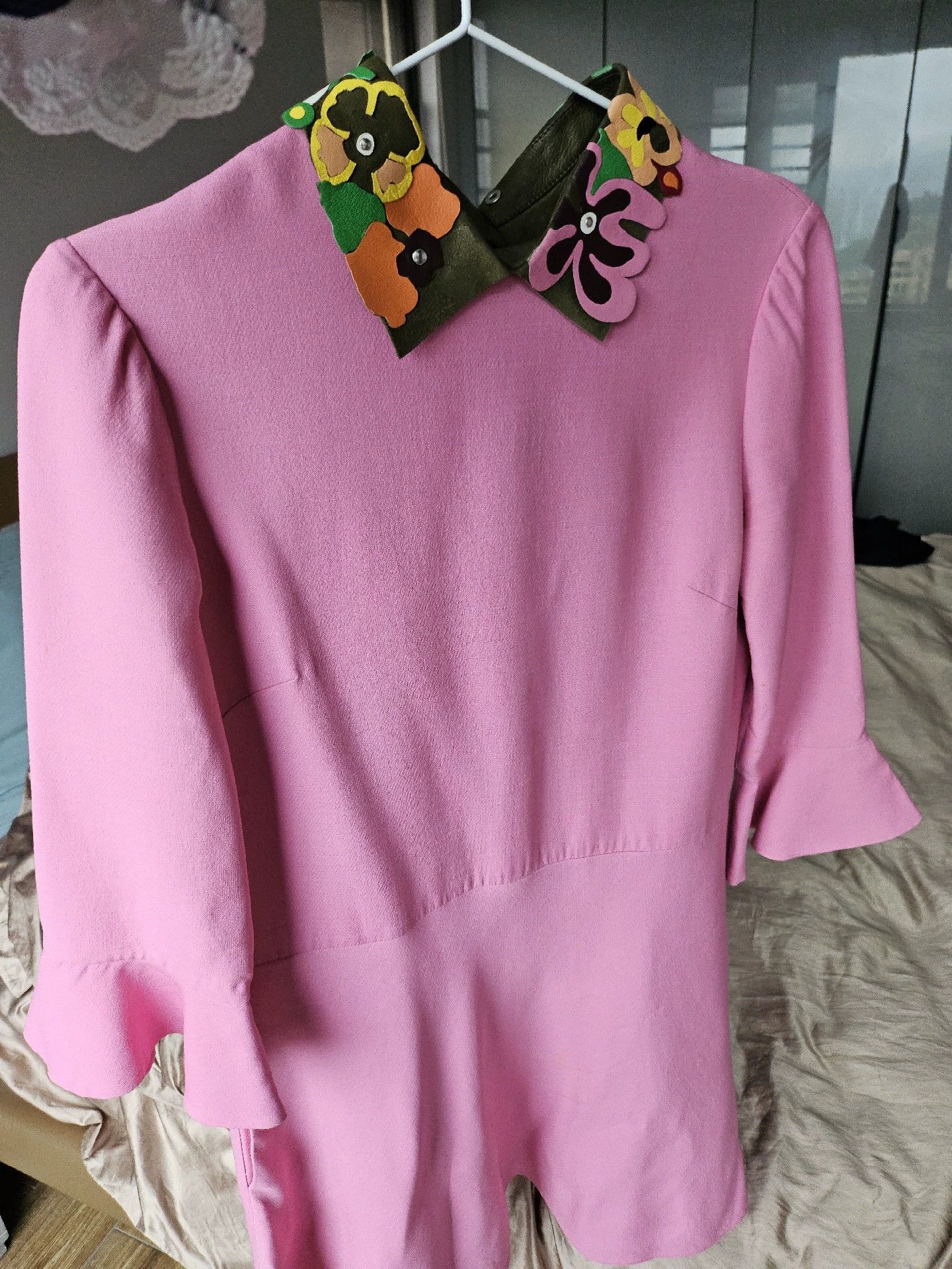 Valentino Pink Wool Silk Evening Dress - dmc