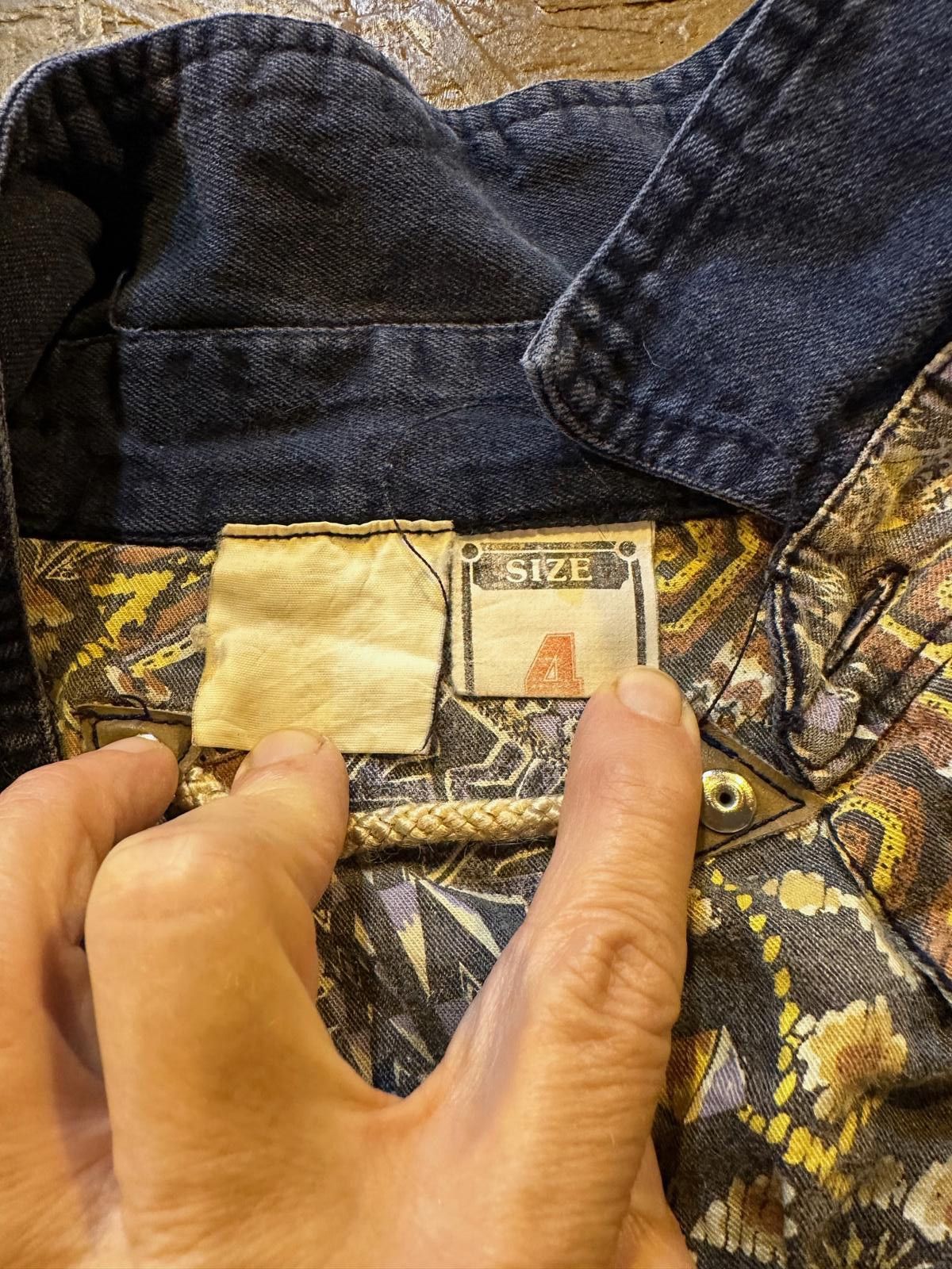 Other Vintage 1990s Major Damage Quilted Denim Patchwork Jacket Size US M / EU 48-50 / 2 - 5 Thumbnail