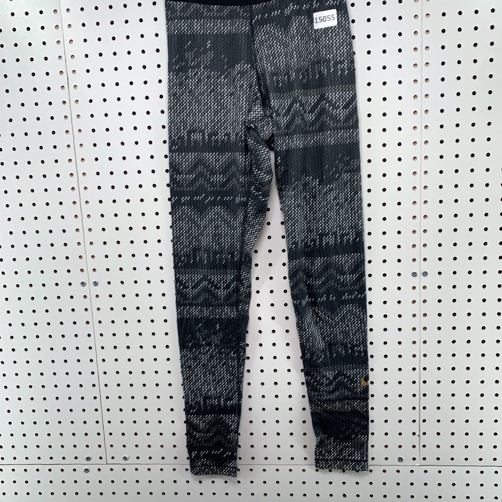 Nike Nike Women's Pro Dri Fit Compression Tights Pants Small Black White Size 28" / US 6 / IT 42 - 3 Thumbnail