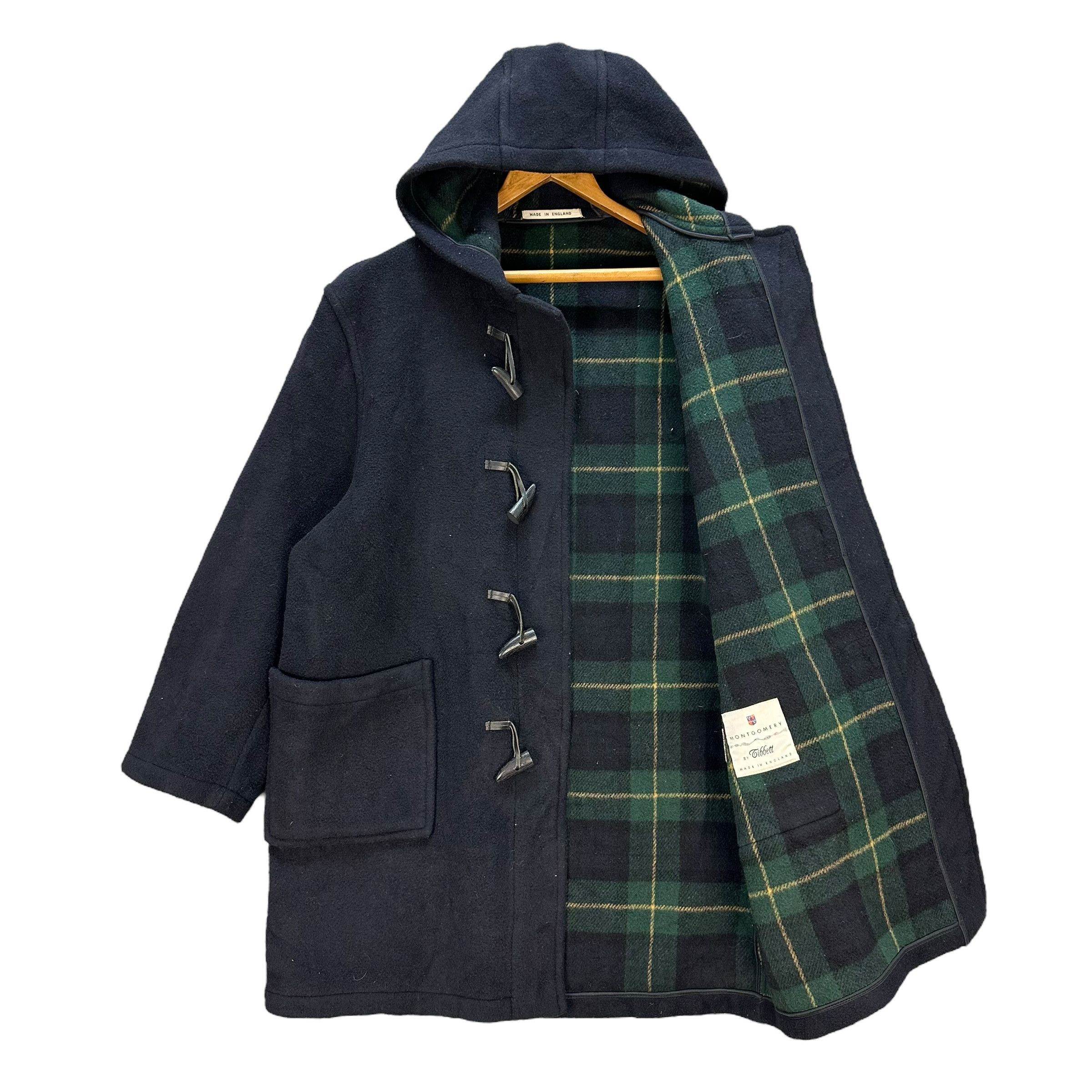 Original Montgomery Vintage MONTGOMERY Wool Blend Hooded Duffle Coat #A75-1810 Size US M / EU 48-50 / 2 - 6 Thumbnail
