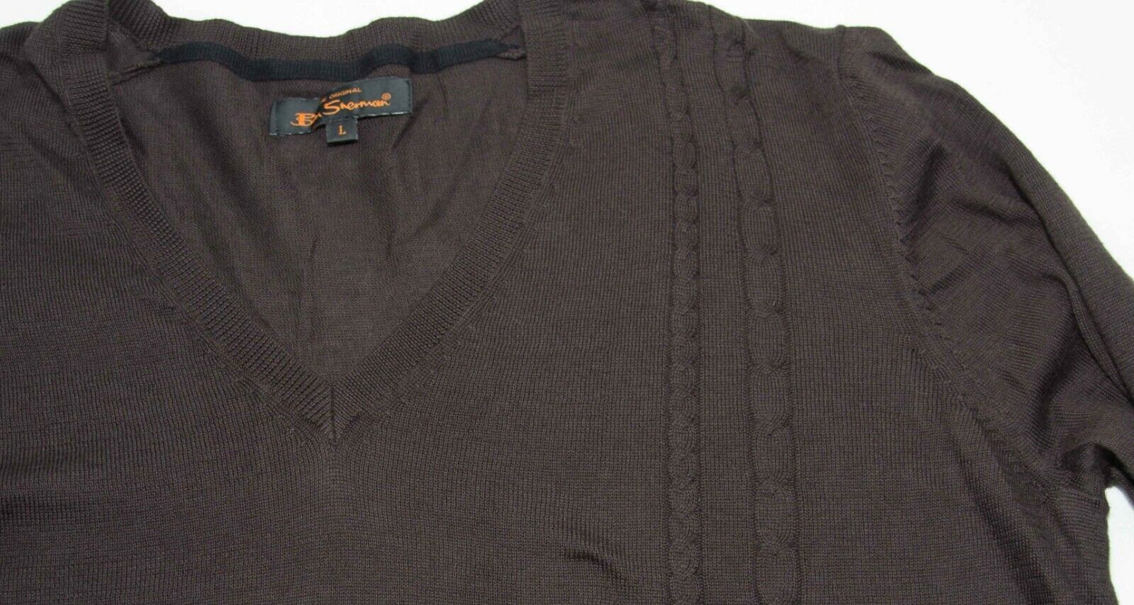 Ben Sherman MENS BEN SHERMAN JUMPER COTTON THIN MATERIAL SIZE L Size US L / EU 52-54 / 3 - 4 Thumbnail