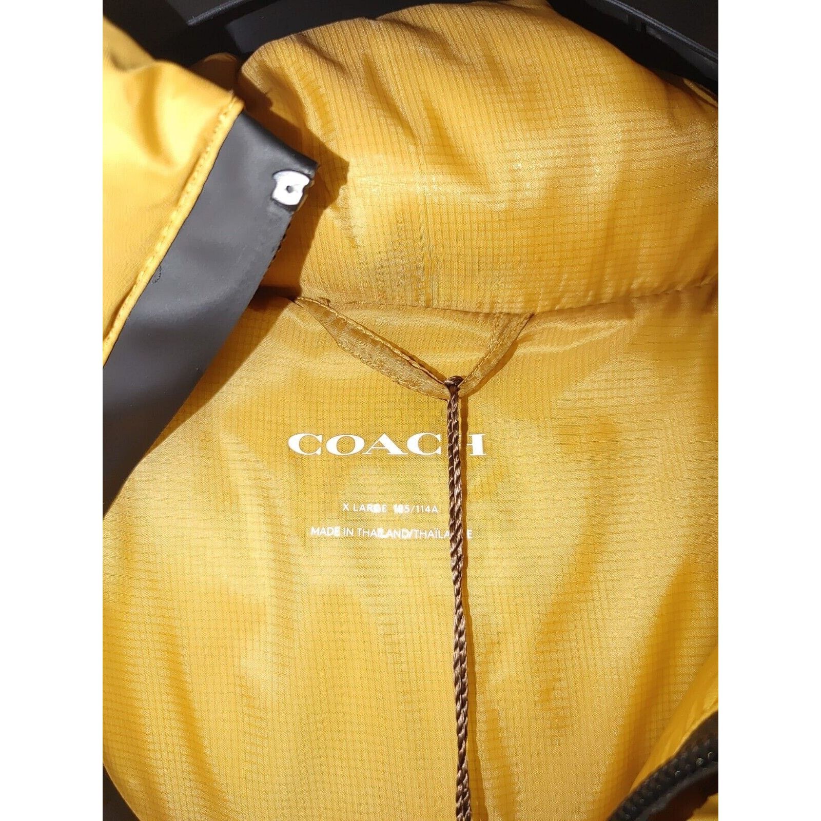 Coach Coach Men's Colorblock Down Jacket Yellow Multi Size XL $650 Size US XL / EU 56 / 4 - 9 Thumbnail