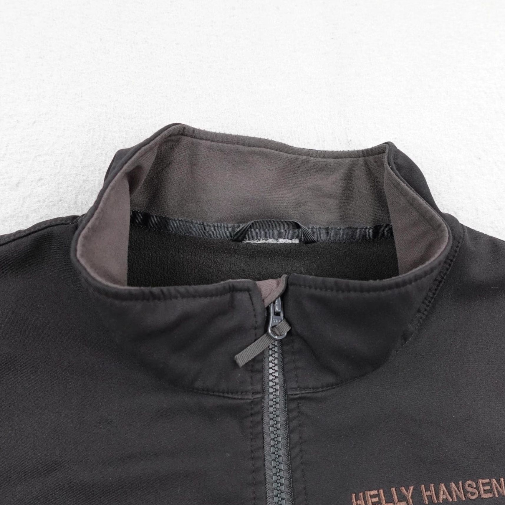 Helly Hansen Helly Hansen Jacket Mens XL Black Softshell Fleece Lined Full Zip Outdoors Coat Size US XL / EU 56 / 4 - 2 Thumbnail