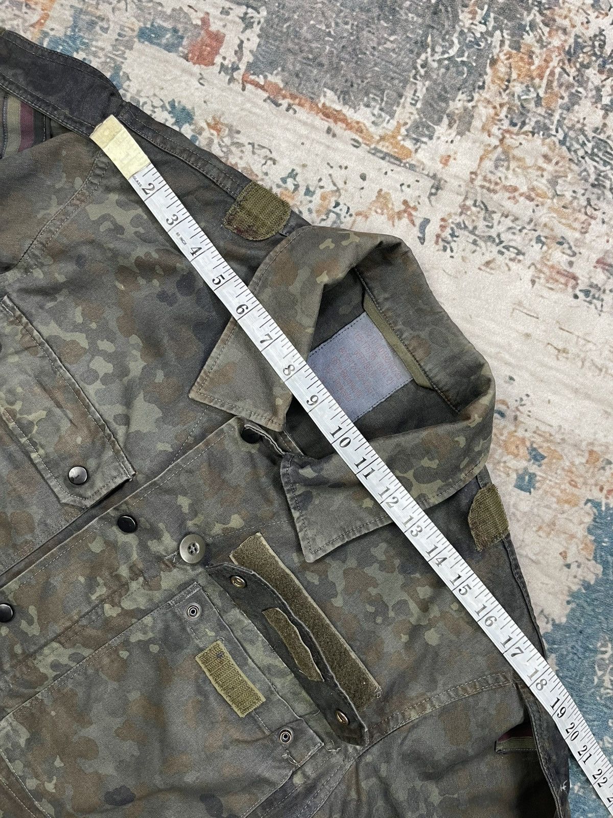 Vintage Vtg German Military Flecktarn Camouflage Field Jacket Size US S / EU 44-46 / 1 - 12 Thumbnail