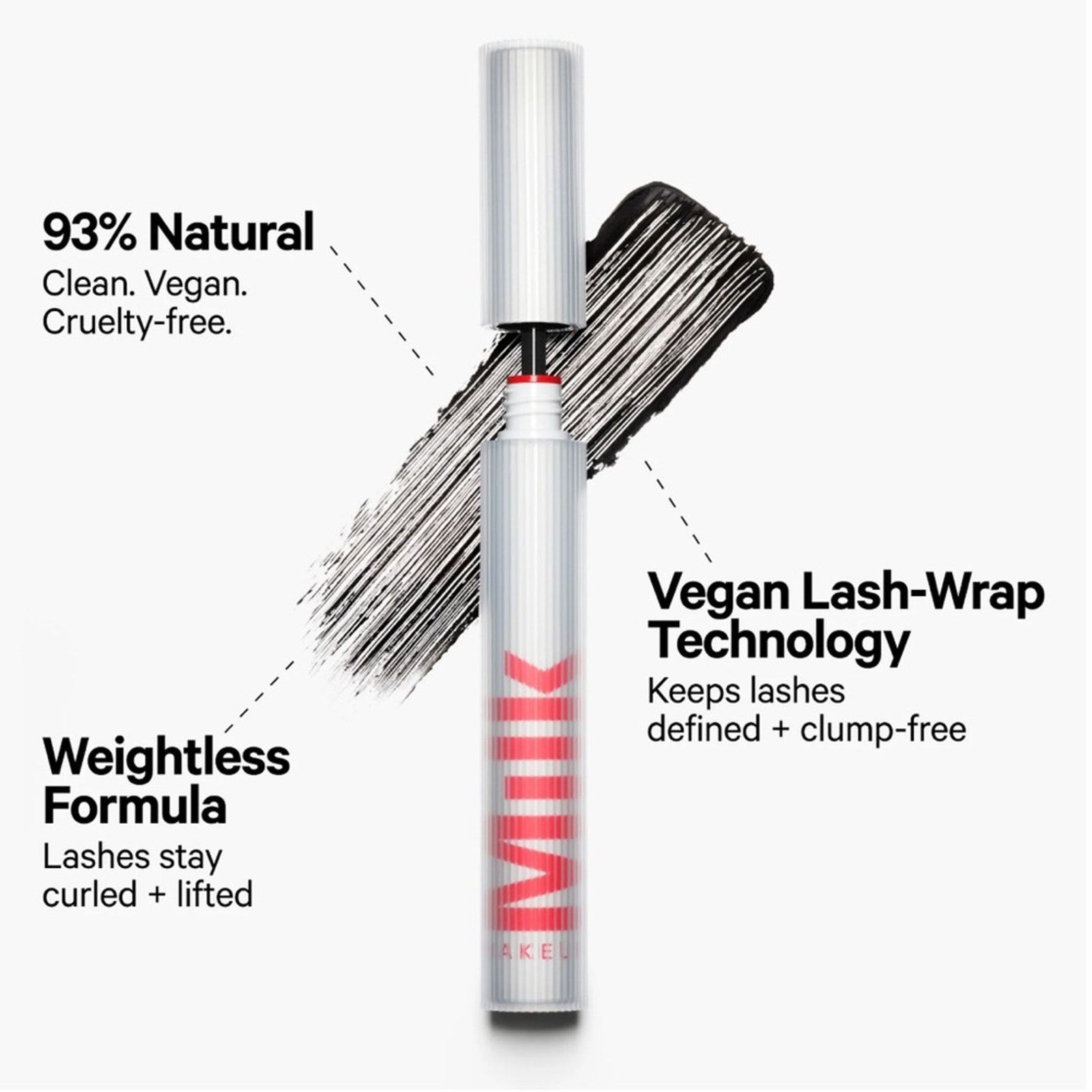 MILK RISE Mascara natural lift + length Size ONE SIZE - 4 Thumbnail