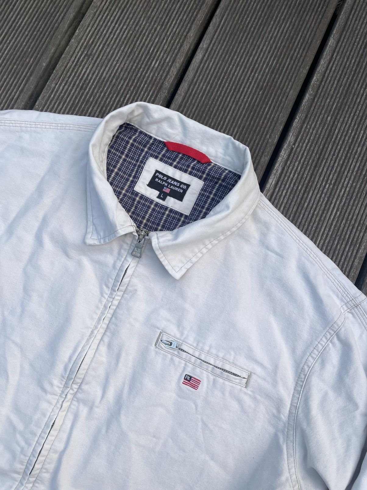 Polo Ralph Lauren Vintage Polo Jeans Company RL Detroit Jacket Ralph Lauren Size US L / EU 52-54 / 3 - 3 Thumbnail