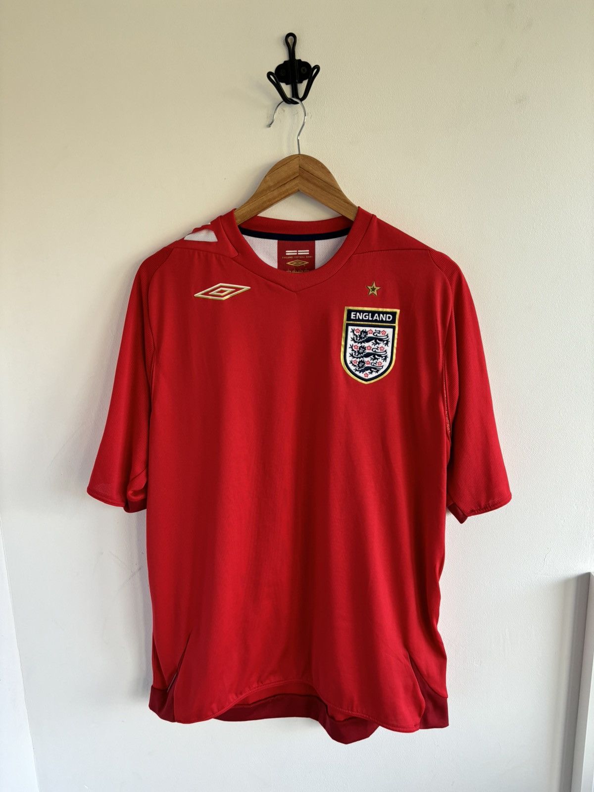 Umbro Vintage 2006 England Lions Red Umbro Jersey | Grailed