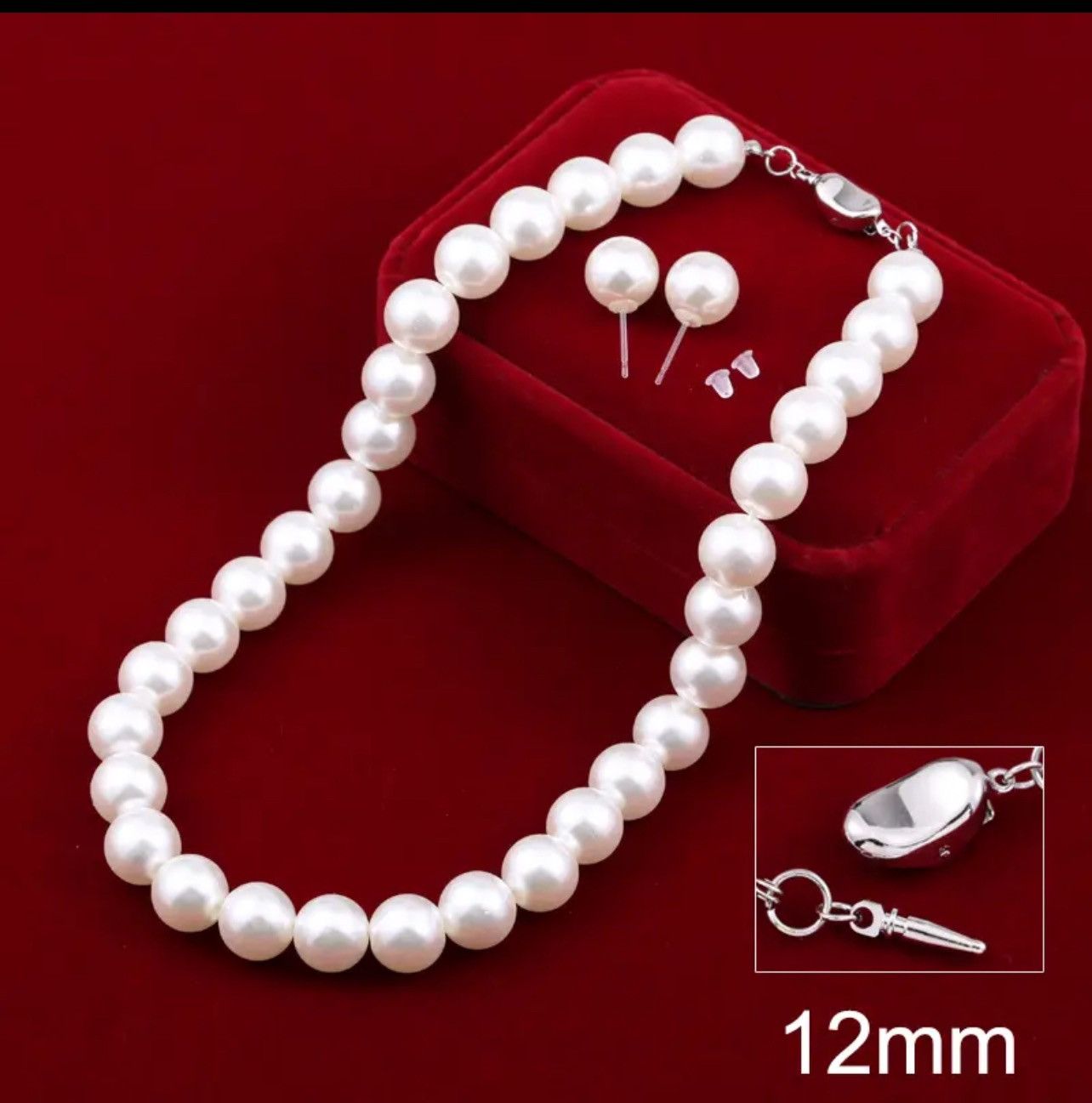 Other 12mm Pearl Bead Bracelet Size ONE SIZE - 2 Thumbnail