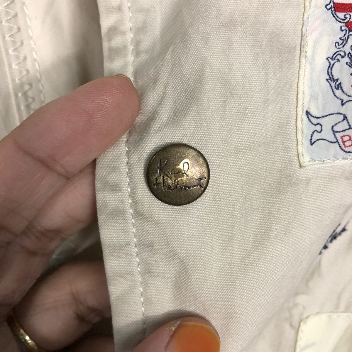 Japanese Brand 📌Vintage Bomber Jacket Karl Helmut Patches Issey Miyake Size US L / EU 52-54 / 3 - 17 Thumbnail