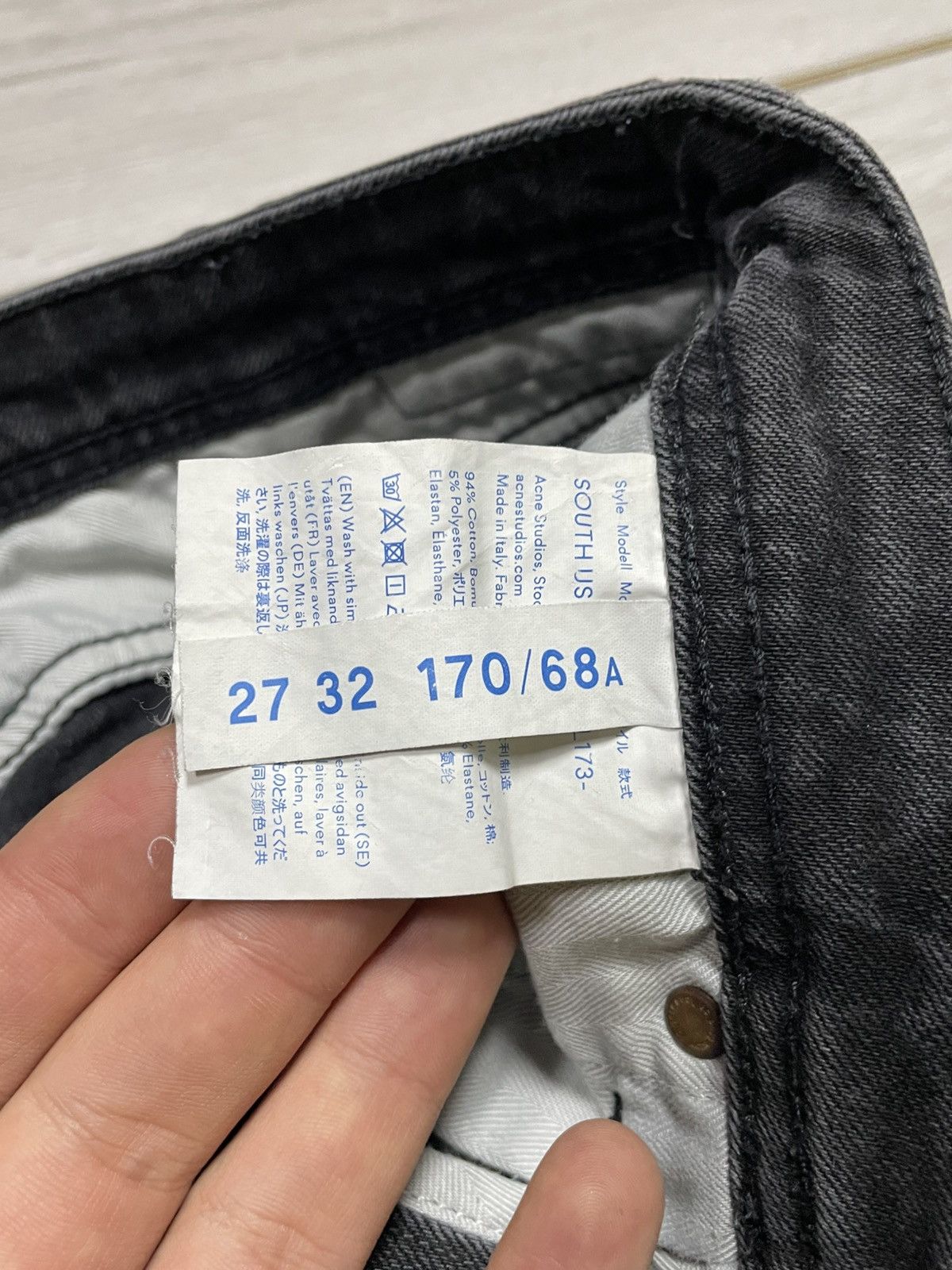 Acne Studios Acne Studios Bla Konst Italy denim jeans Size US 27 - 6 Thumbnail
