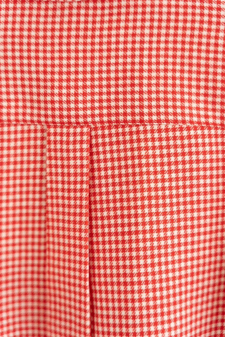 Yohji Yamamoto Yohji Yamamoto 93aw houndstooth red shirt 2503-Nextarrow Size US M / EU 48-50 / 2 - 6 Thumbnail