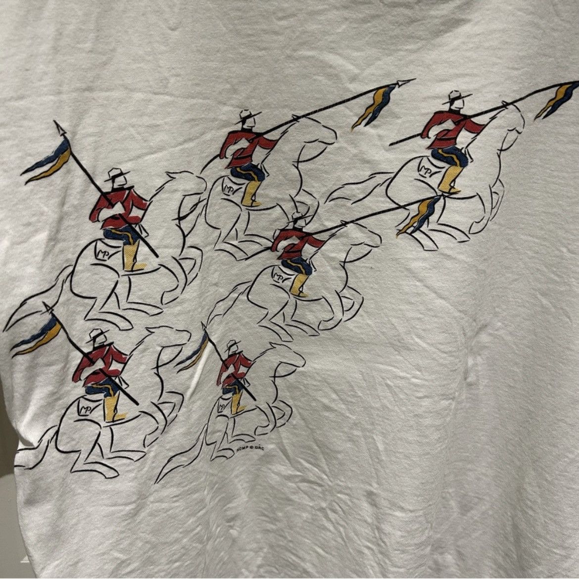 Vintage 90’s RCMP Musical Ride Graphic Tee Size L Made in Canada Size US L / EU 52-54 / 3 - 5 Thumbnail