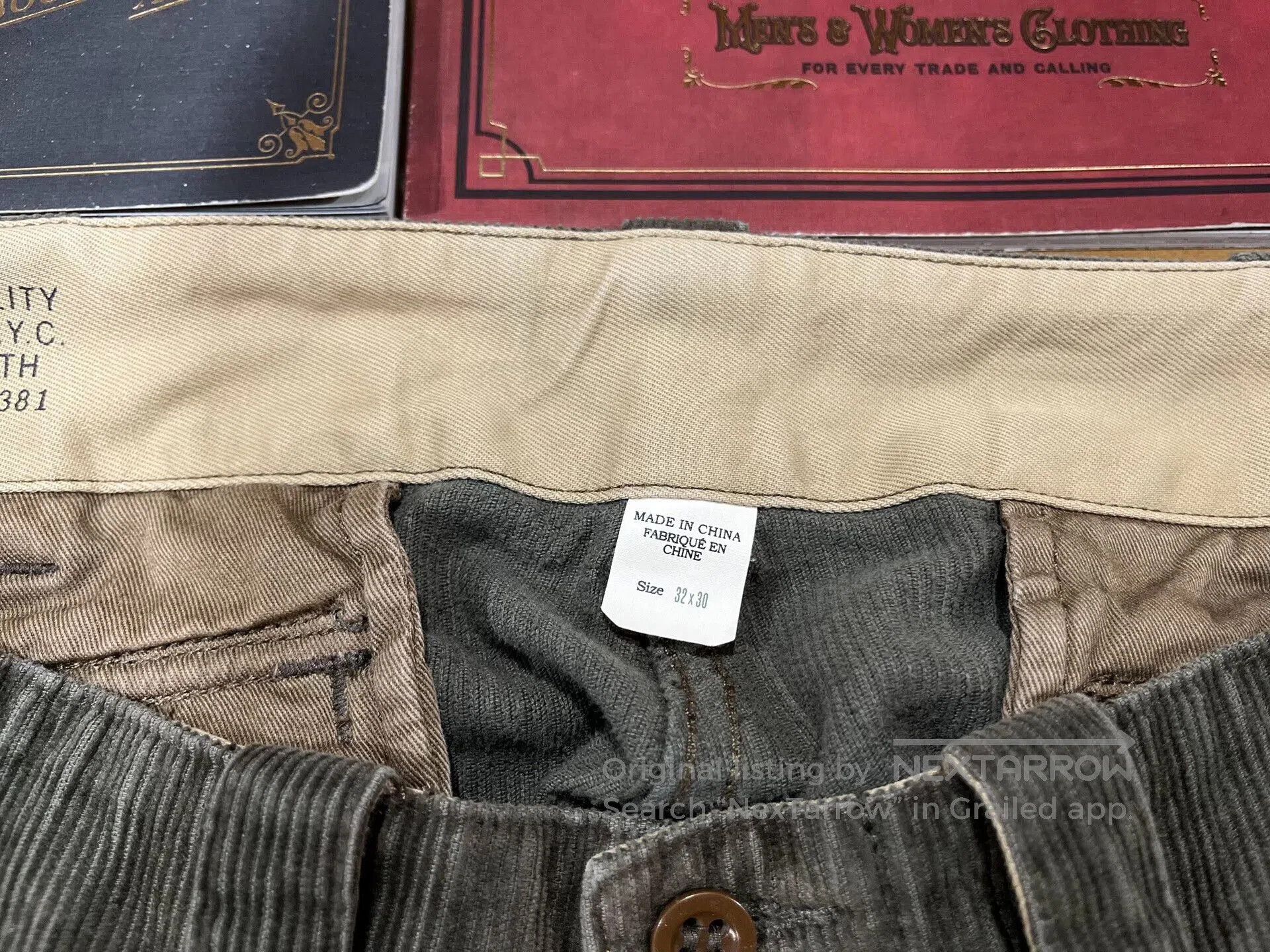 RRL Ralph Lauren RRL Vintage Corduroy Work Pants. Size US 30 / EU 46 - 3 Thumbnail