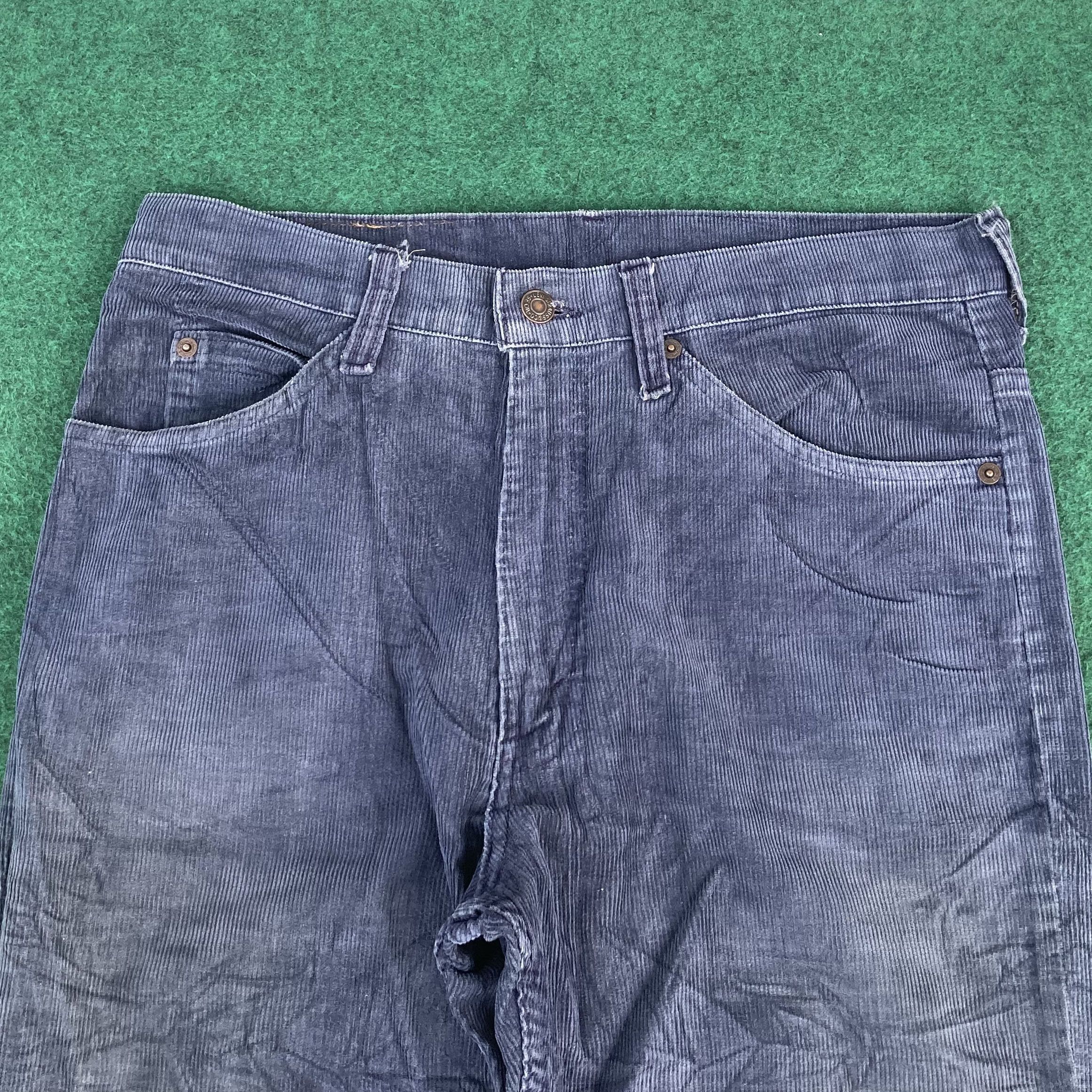 Levi's × Vintage Vtg Levis 517 Denim Sz 32 Flared Corduroy Bootcut Jeans Size US 32 / EU 48 - 4 Thumbnail