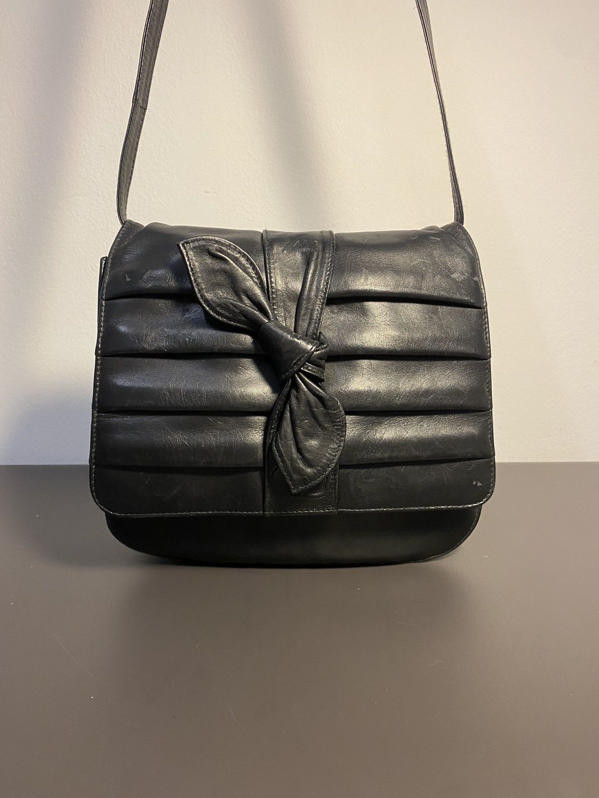 Valentino Valentino black bow bag leather Size ONE SIZE - 1 Thumbnail