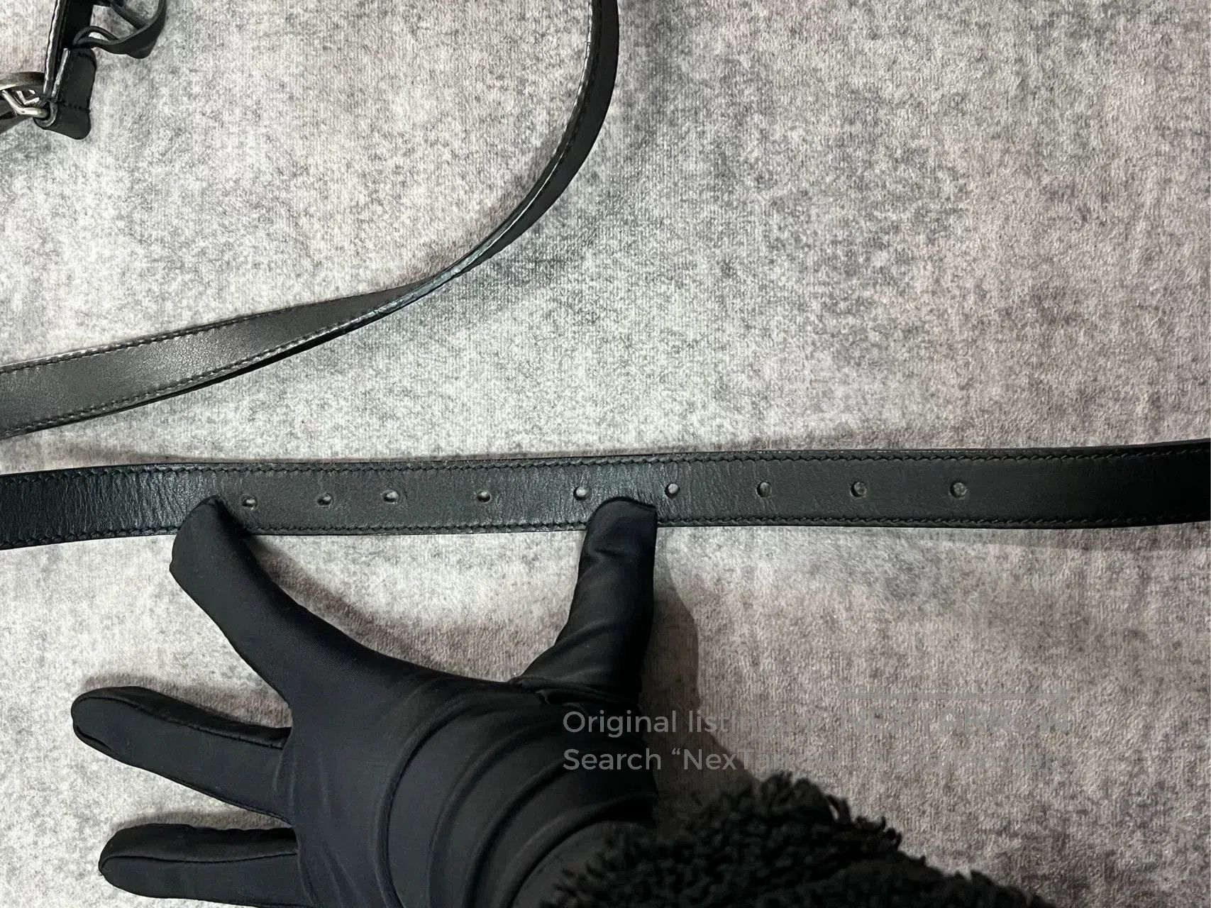Gucci Gucci Narrow Leather Belt. Size ONE SIZE - 5 Thumbnail