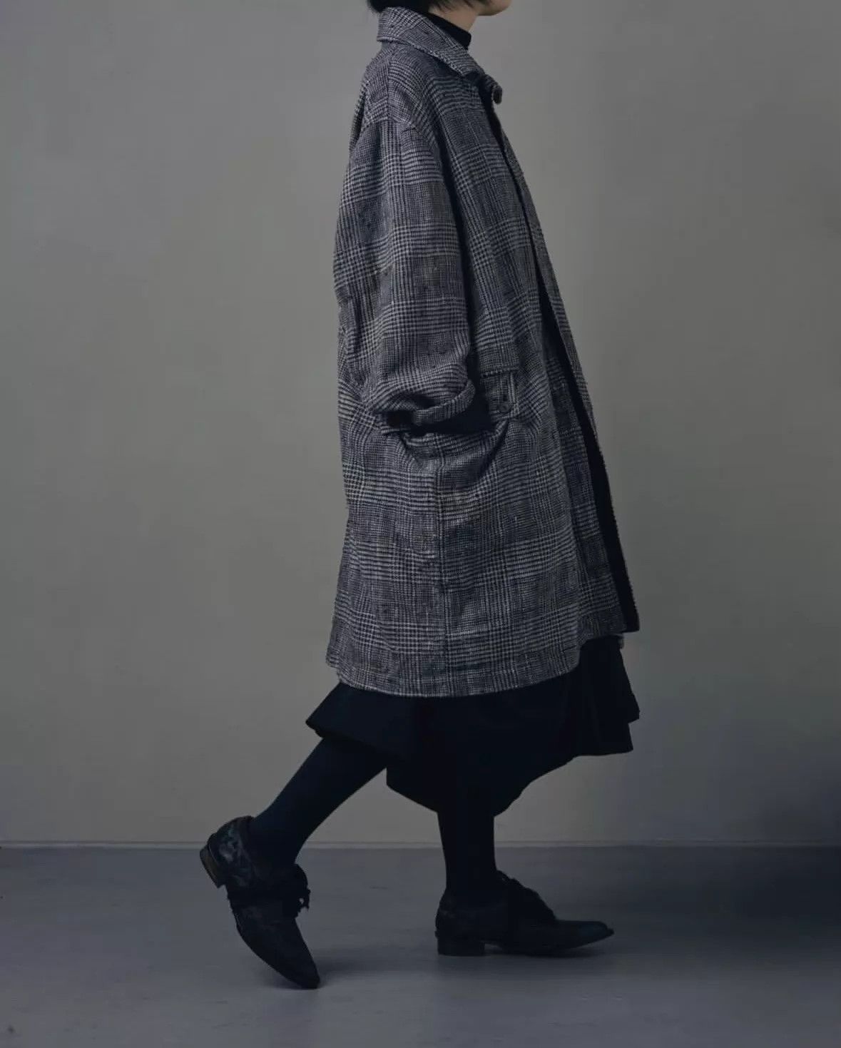 Andrew Andrew Driftwood Doggy Bag Glen Check M Black×Natural New Size US M / EU 48-50 / 2 - 7 Thumbnail