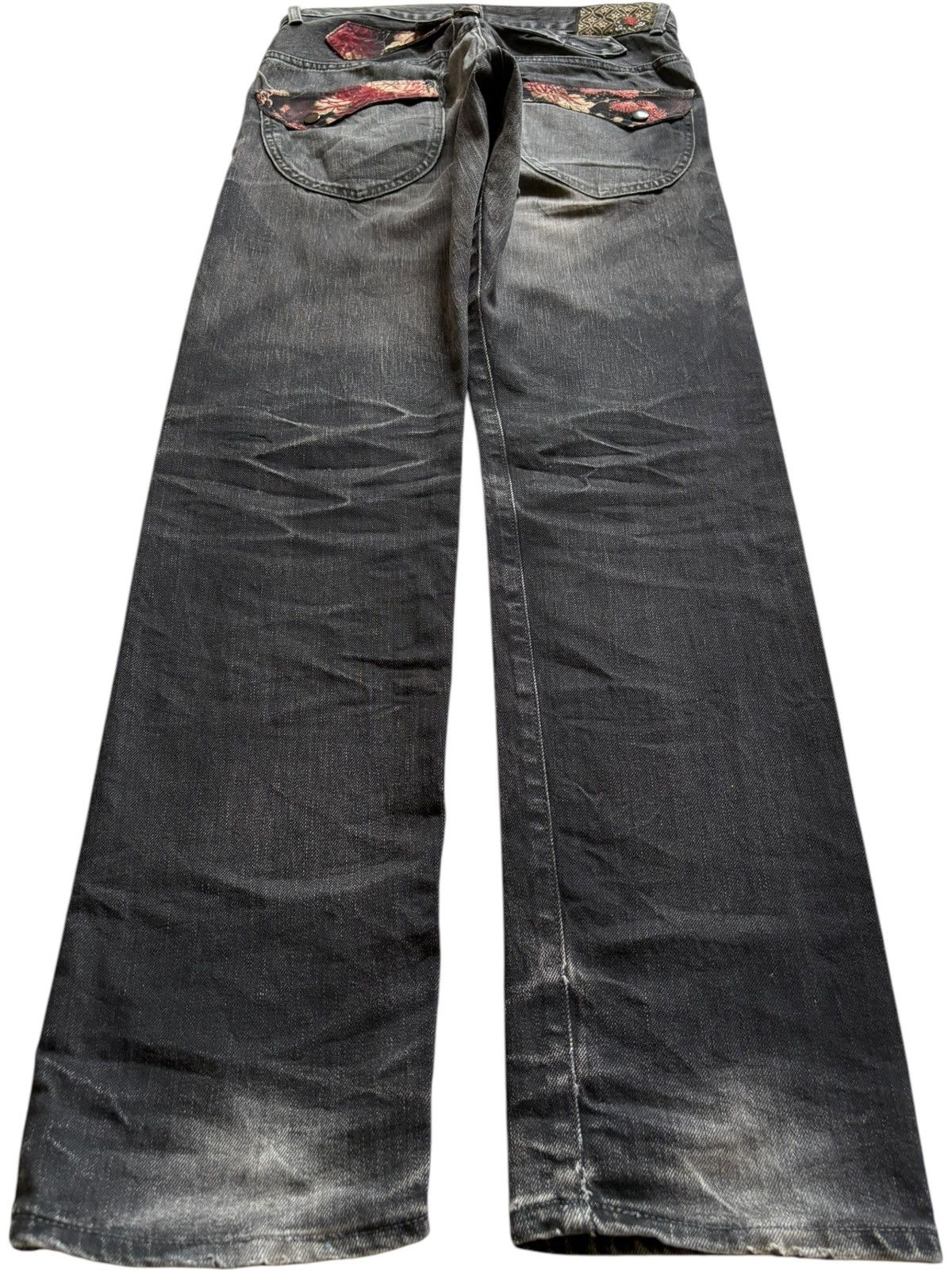 Japanese Brand Vintage Japanese Brand Bush Pant Buckle Back Jeans Size US 31 - 2 Thumbnail