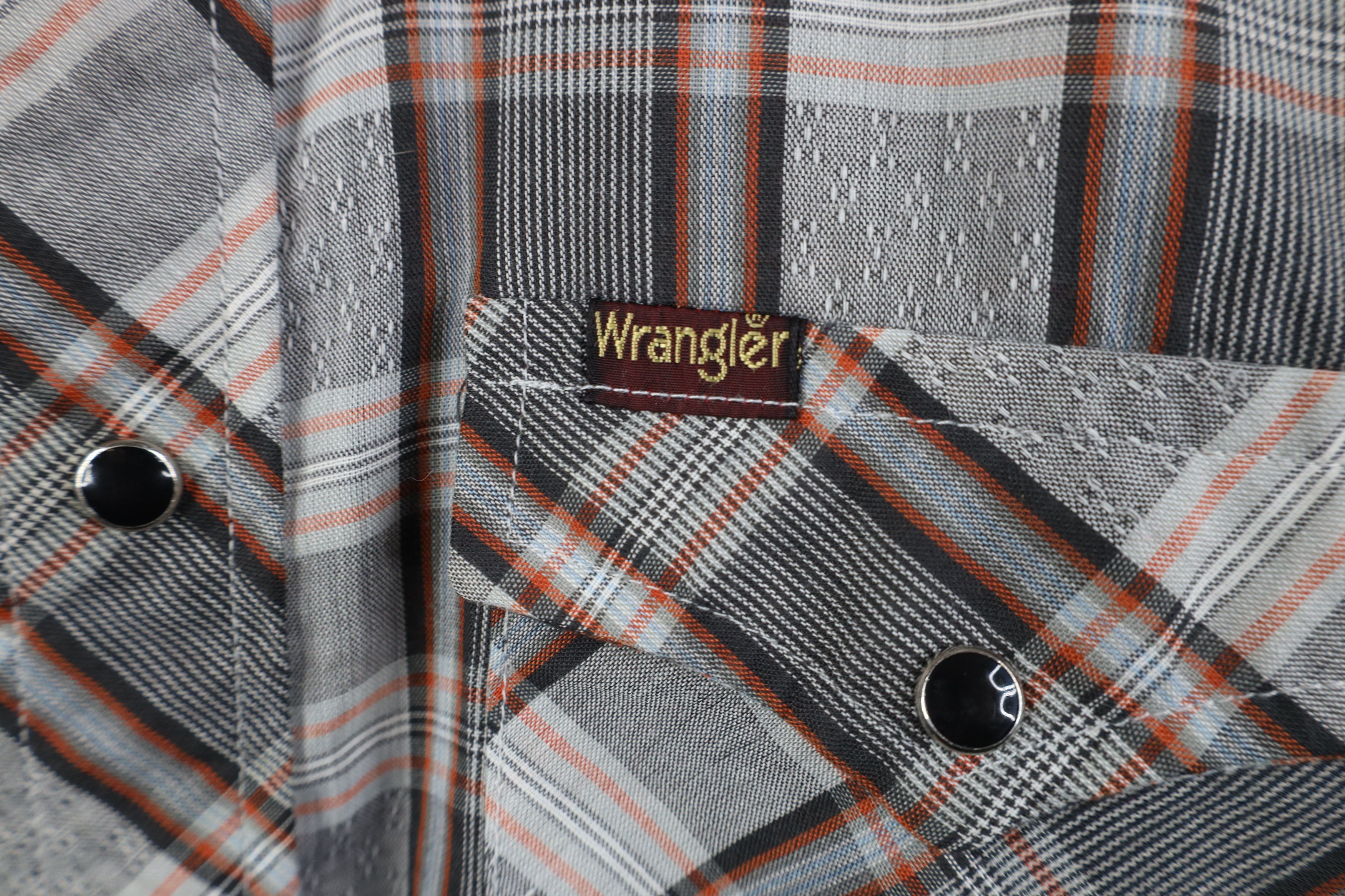 Wrangler Vintage 70s Wrangler Cowboy Pearl Snap Button Shirt USA Size US M / EU 48-50 / 2 - 6 Thumbnail