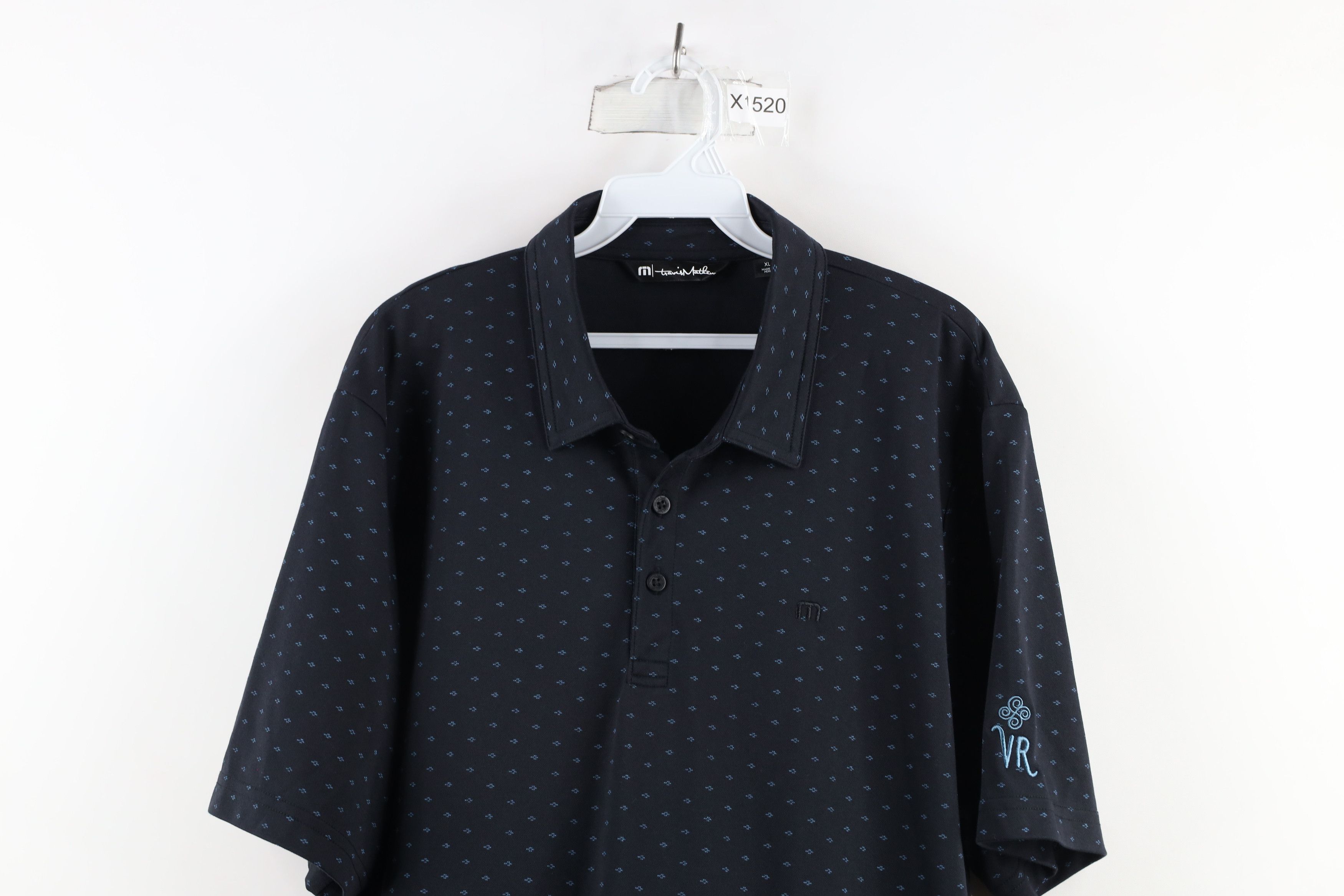 TravisMathew × Vintage Travis Mathew Knit Short Sleeve Collared Golf Polo Dark Blue Size US XL / EU 56 / 4 - 2 Thumbnail