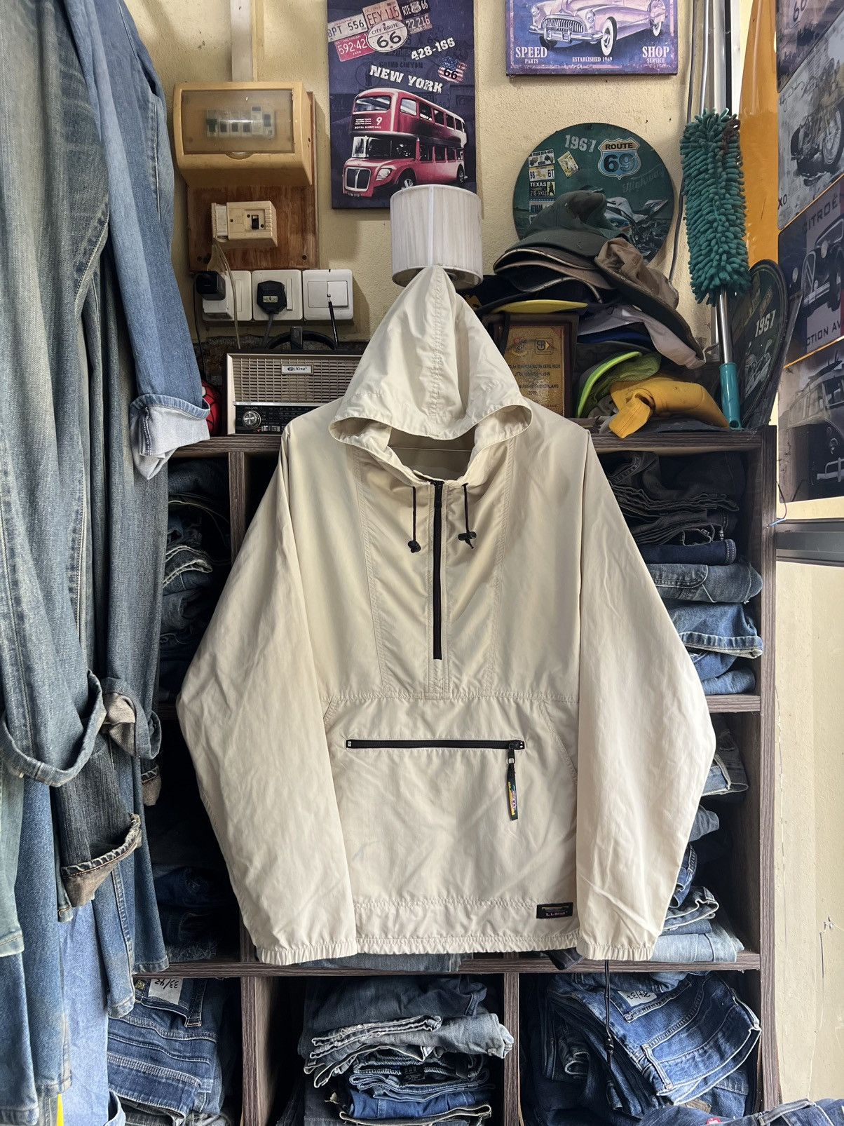 L.L. Bean 🔥Vintage LL Bean Anorak Half Zipper Jacket Size US L / EU 52-54 / 3 - 1 Thumbnail