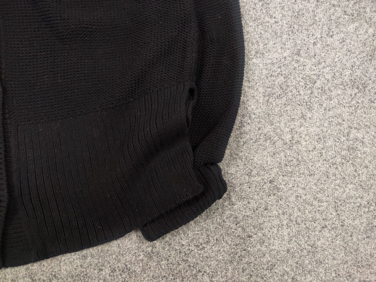 Alexander Wang Alexander Wang Cotton Black Oversized knit Button Cardigan Size S / US 4 / IT 40 - 7 Thumbnail
