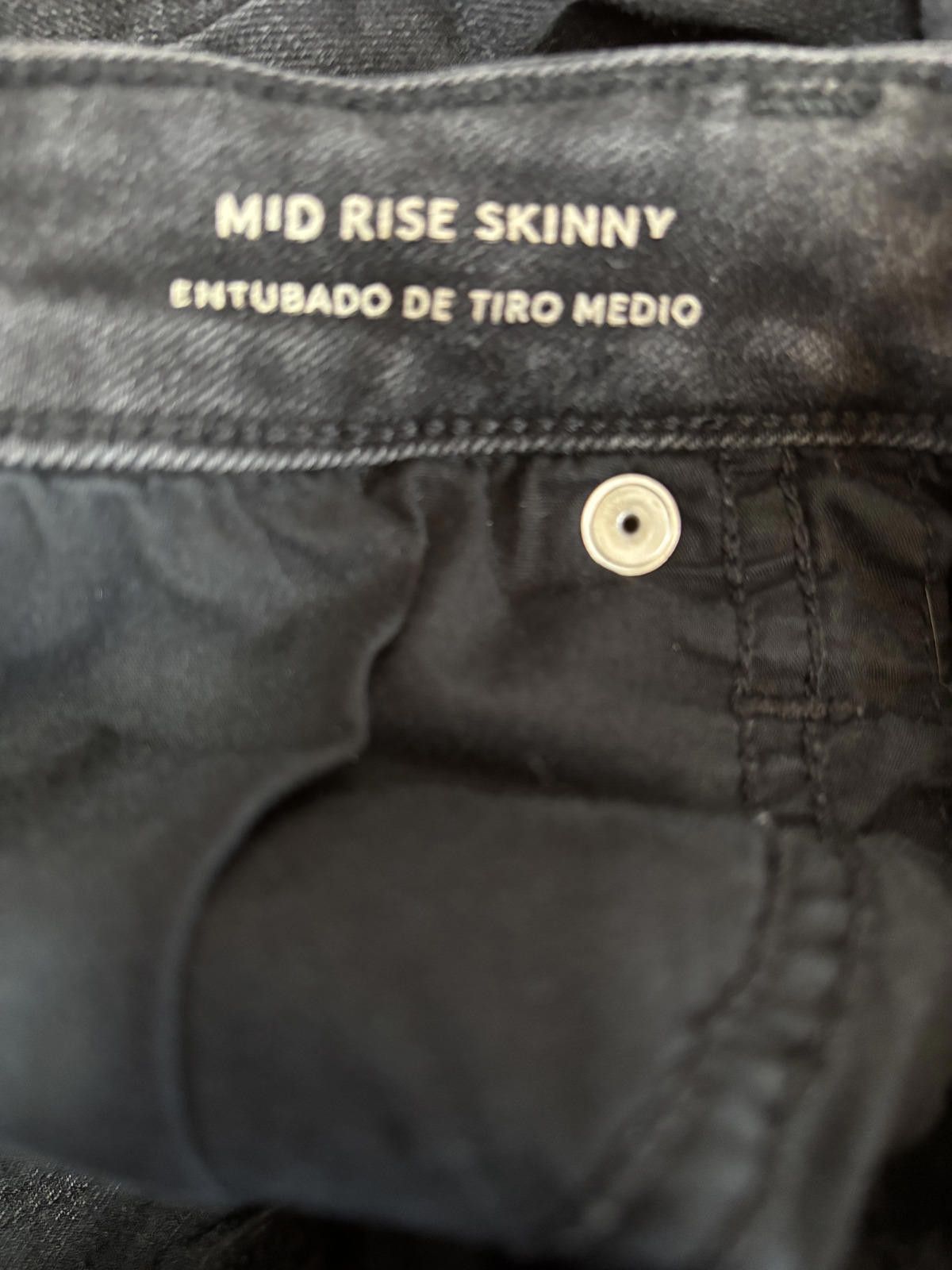 Other Grunge goth. Fairy grunge Black Mid Rise Skinny Jeans. Size 28" / US 6 / IT 42 - 3 Thumbnail