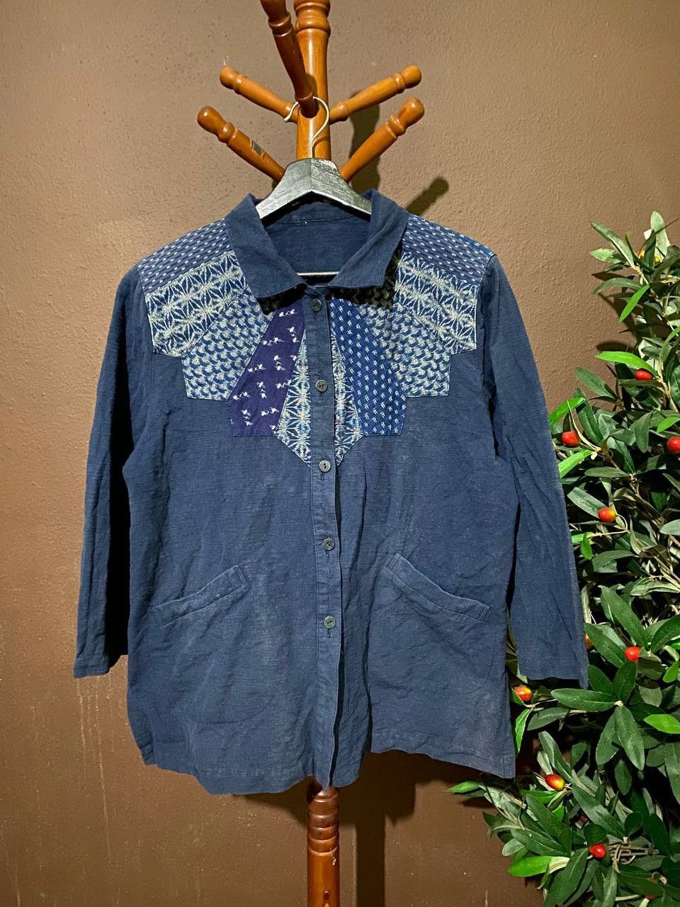 Indigo Vintage Indigo Shirt Jacket Inspired By Kapital Size US M / EU 48-50 / 2 - 1 Thumbnail
