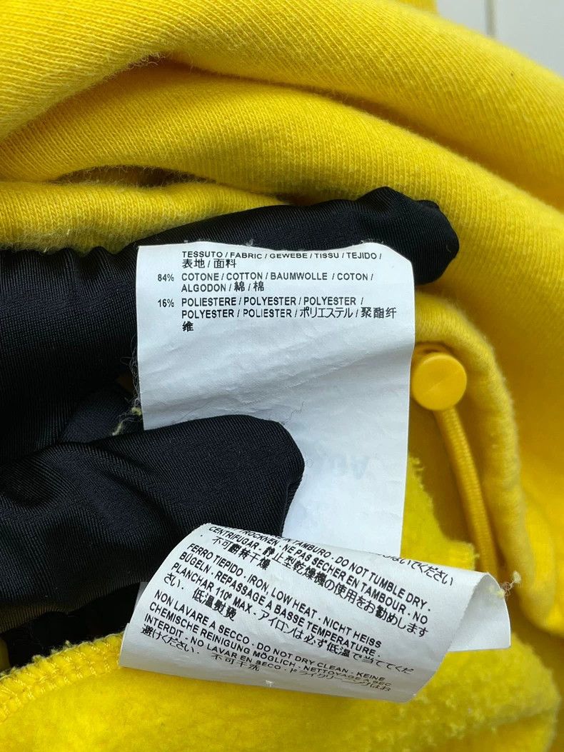 Balenciaga Balenciaga Yellow hooded sweatshirt Size US XS / EU 42 / 0 - 5 Thumbnail