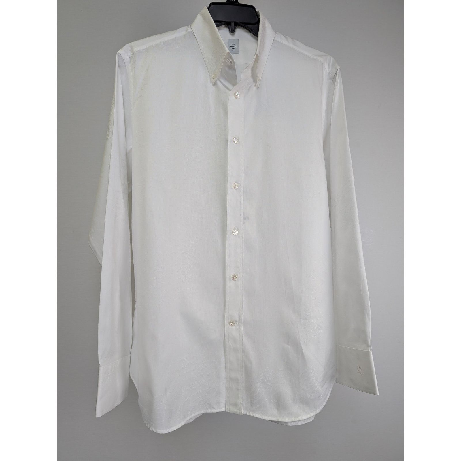 Berluti o1rshd1 Button up Shirt in White Size US M / EU 48-50 / 2 - 2 Thumbnail