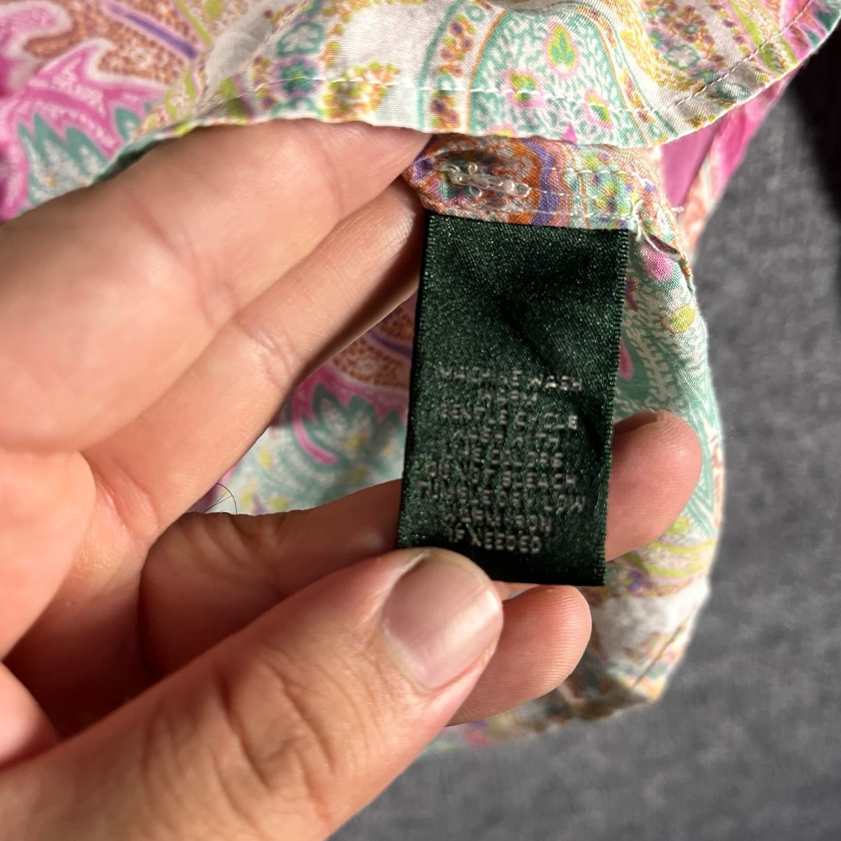 Ralph Lauren Lauren Ralph Lauren LRL Button-Up Shirt PL Pink Paisley RARE Womens Size L / US 10 / IT 46 - 5 Thumbnail