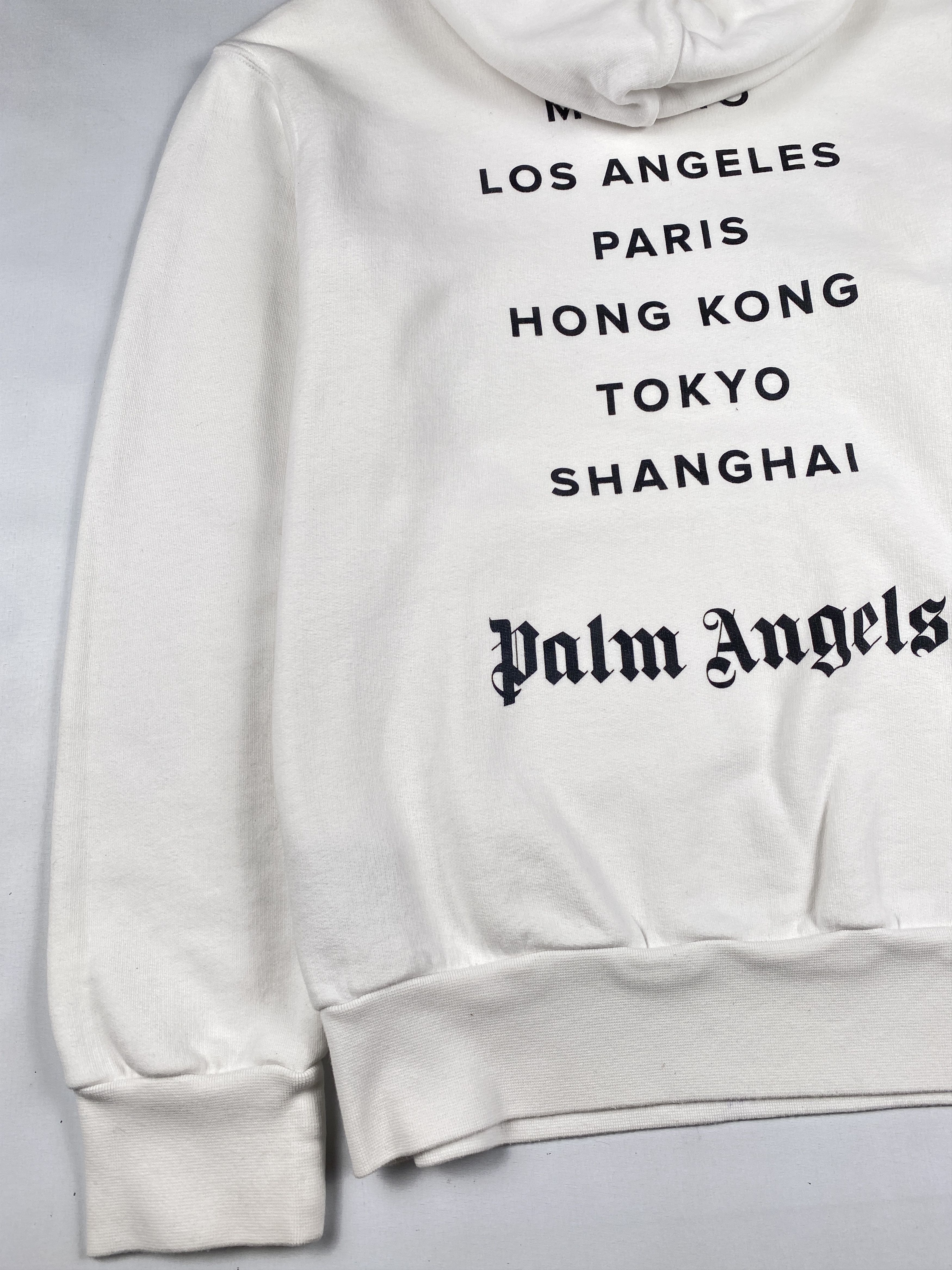 Palm Angels S/S 2020 Sprayed Logo Hoodie Size US XS / EU 42 / 0 - 15 Thumbnail
