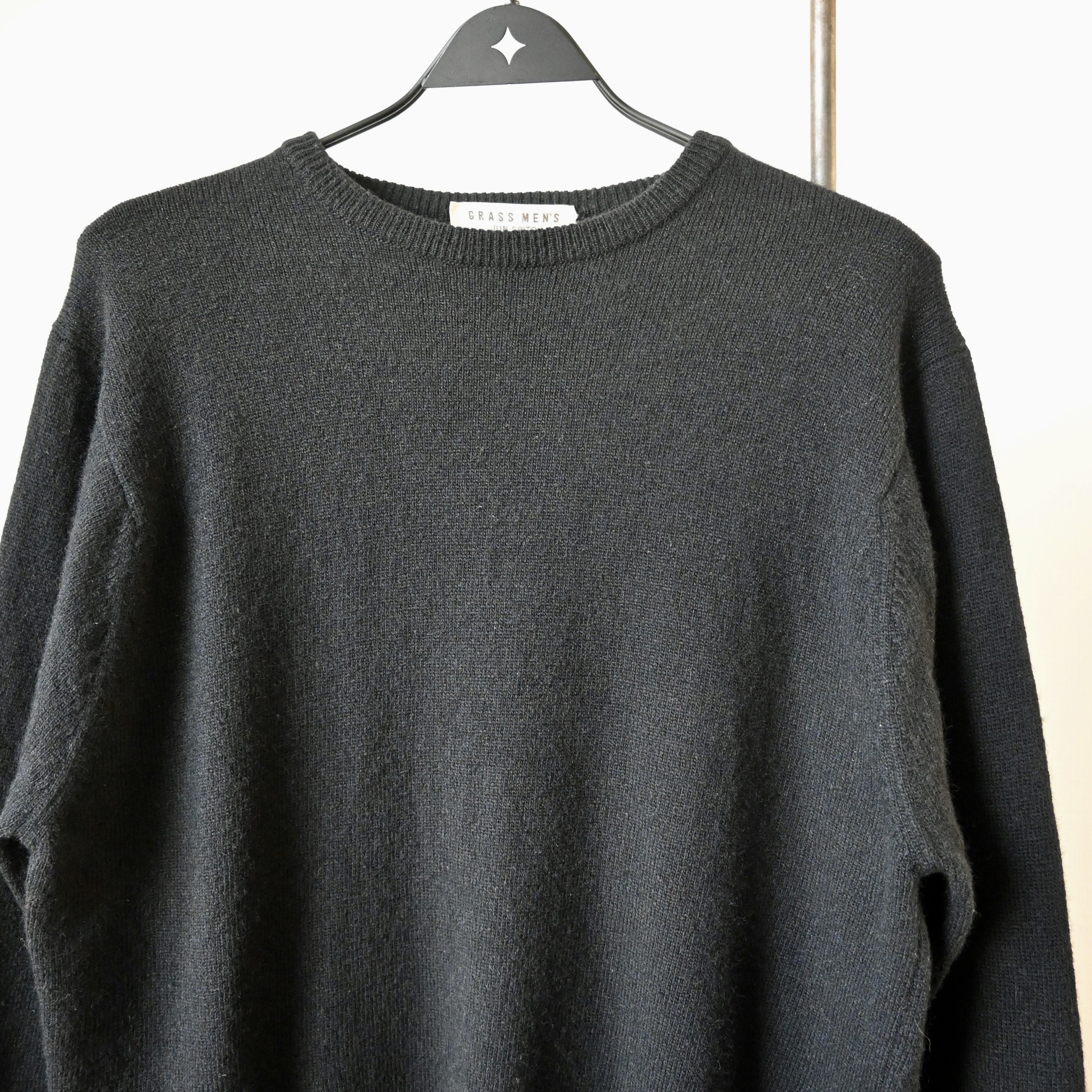Japanese Brand VTG 1980s GRASS MEN'S wool crewneck sweater made in Scotland Size US L / EU 52-54 / 3 - 5 Thumbnail