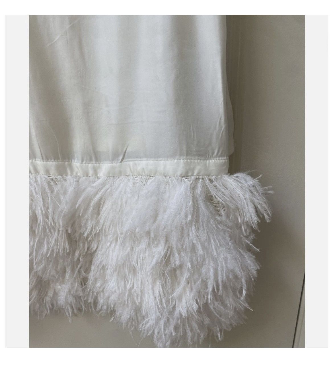 Jil Sander Ostritch Feather Rare Runway Piece Viscose Tunic Mini Dress Size S / US 4 / IT 40 - 6 Thumbnail