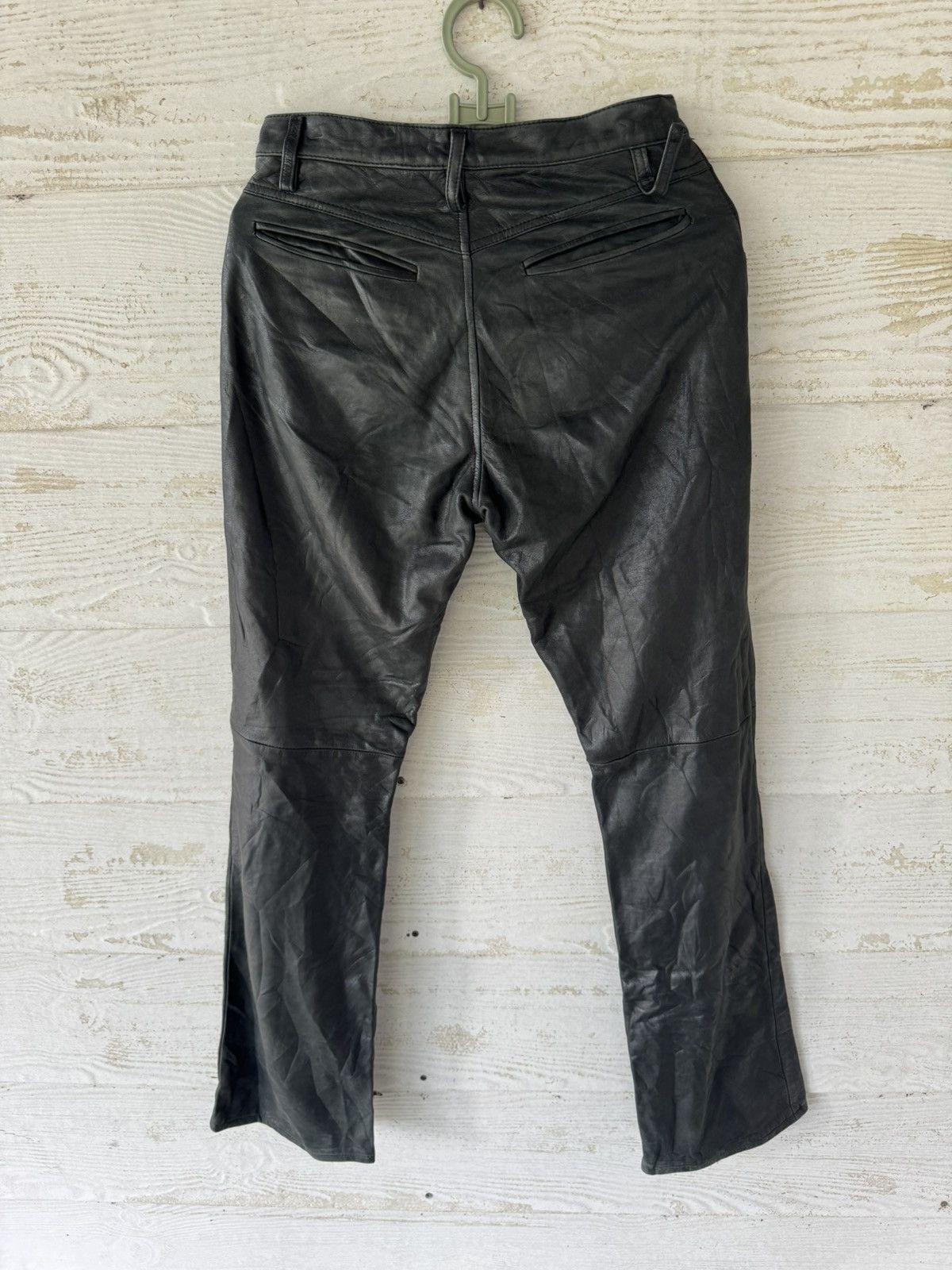 ABAHOUSE ABAHOUSE LEATHER PANTS BOOTCUT JAPAN Size US 28 / EU 44 - 2 Thumbnail