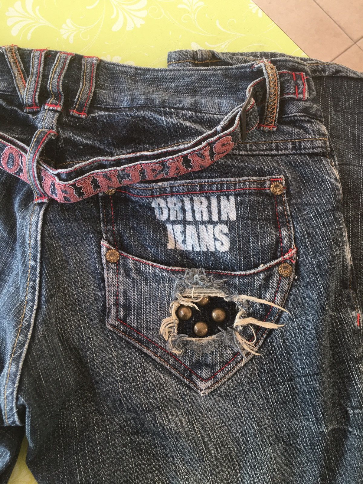 Japanese Brand × Vintage Oririn jeans,wing design conception jeans Size 32" / US 10 / IT 46 - 13 Thumbnail