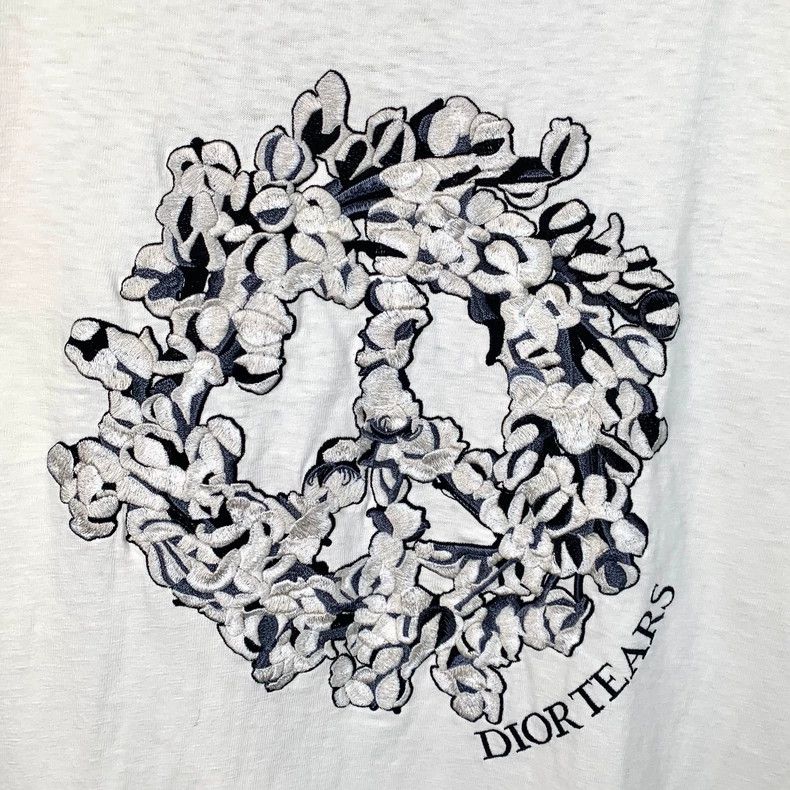 Dior Dior White pattern embroidery logo letter print cotton roun Size US L / EU 52-54 / 3 - 4 Thumbnail